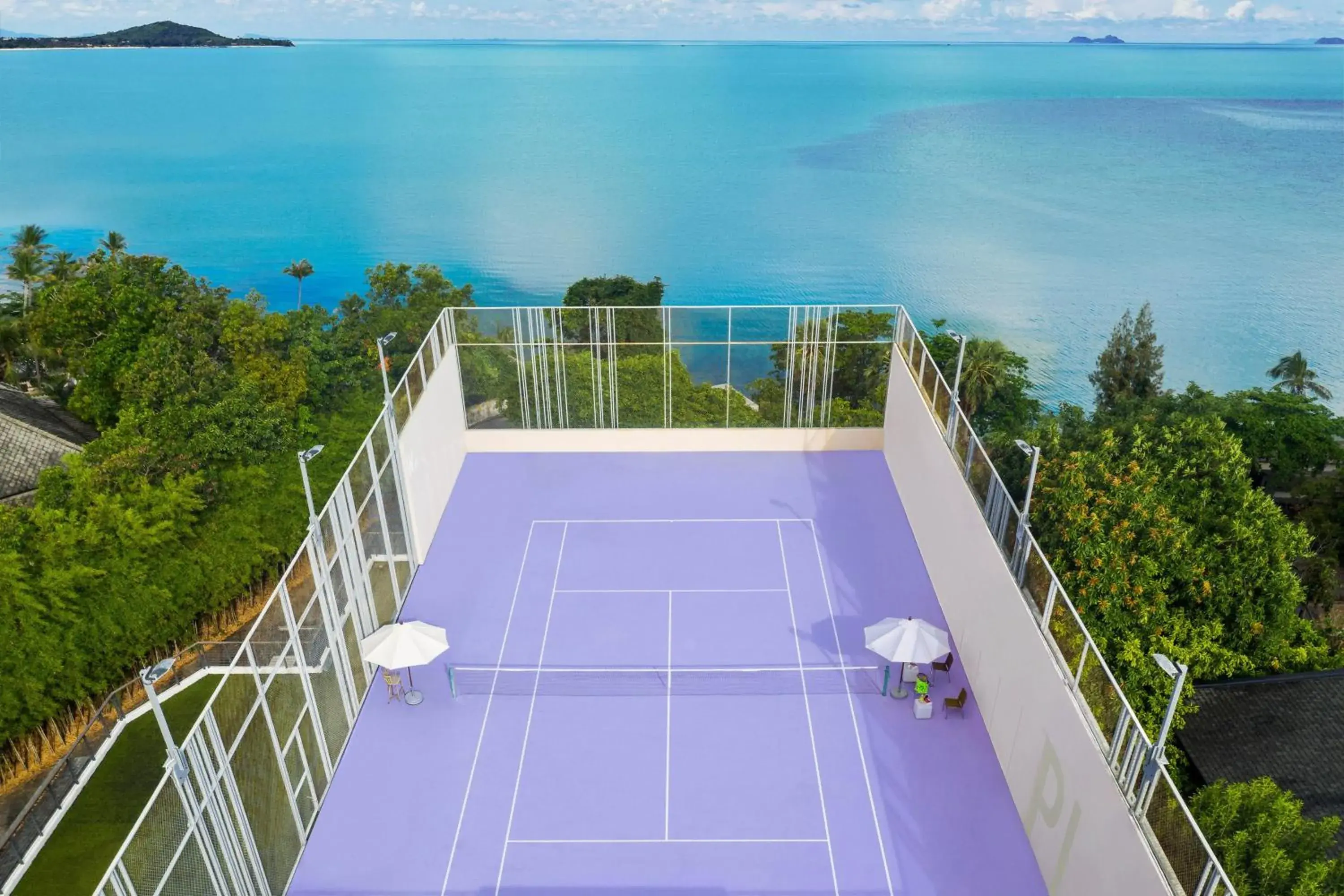 Tennis court, Pool View in W Koh Samui