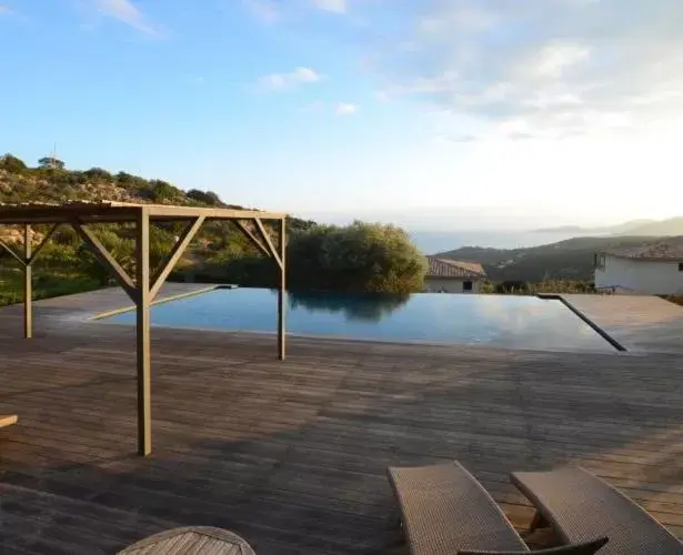 Swimming Pool in Chambres d'Hôtes Bianca Casa