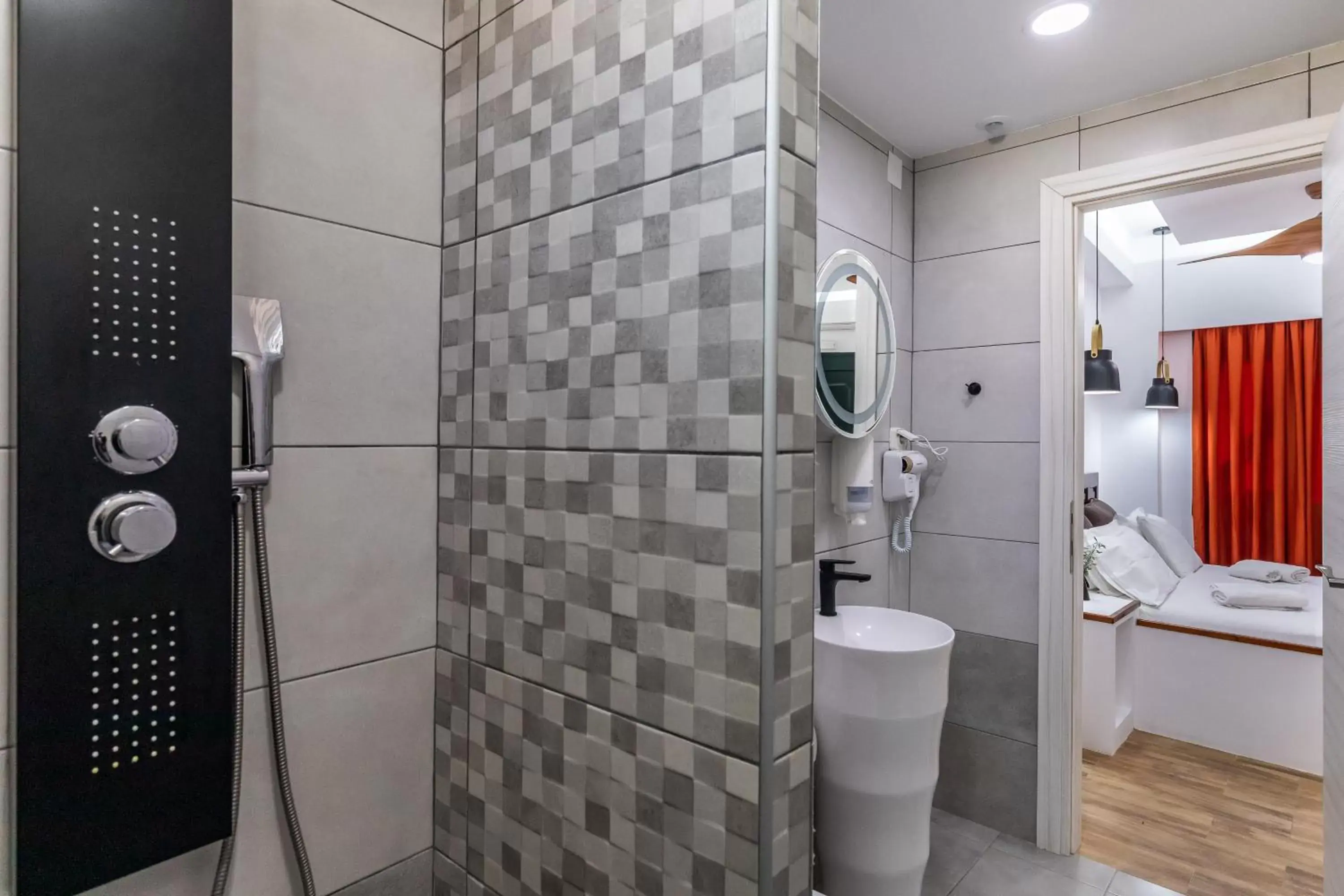 Bathroom in Rigas Hotel Skopelos