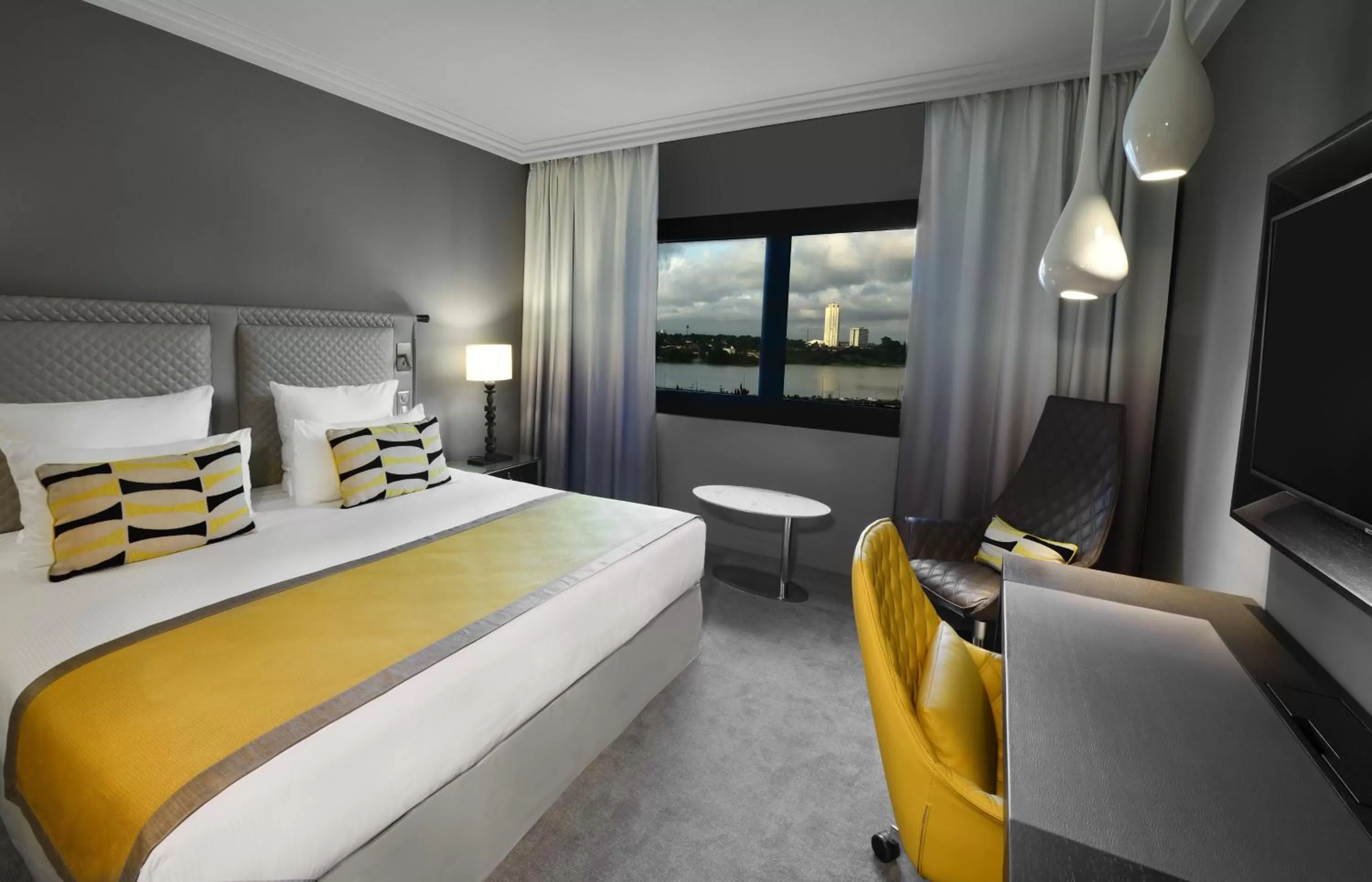 Bed in Movenpick Hotel Abidjan-Accor Group