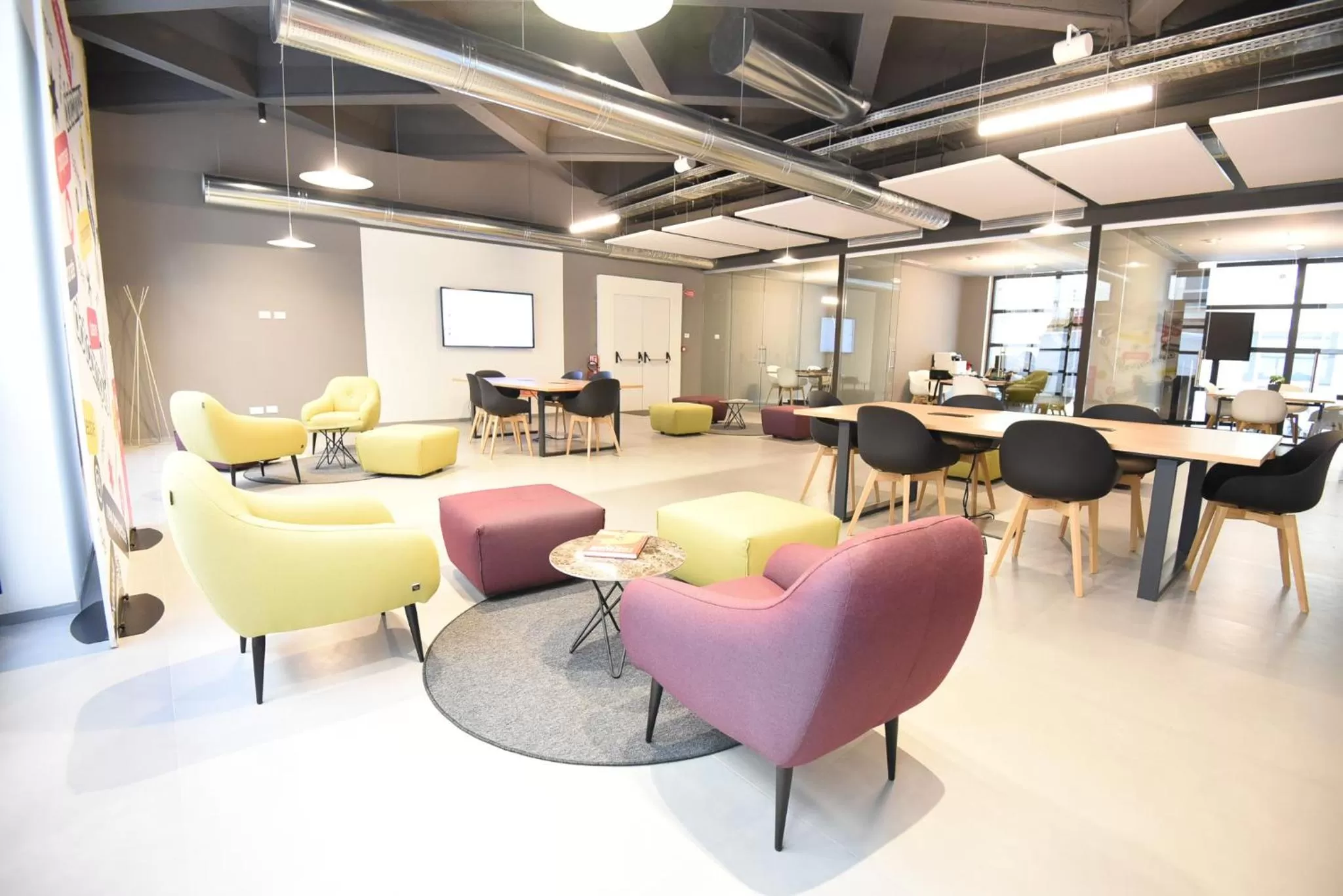 Seating area in Dotcampus Roma City Center