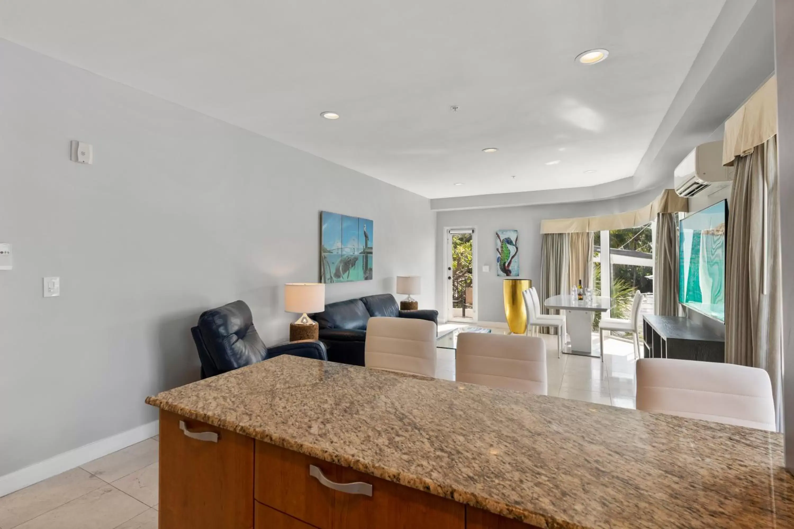 Living room in Isle of Venice Residence and Marina