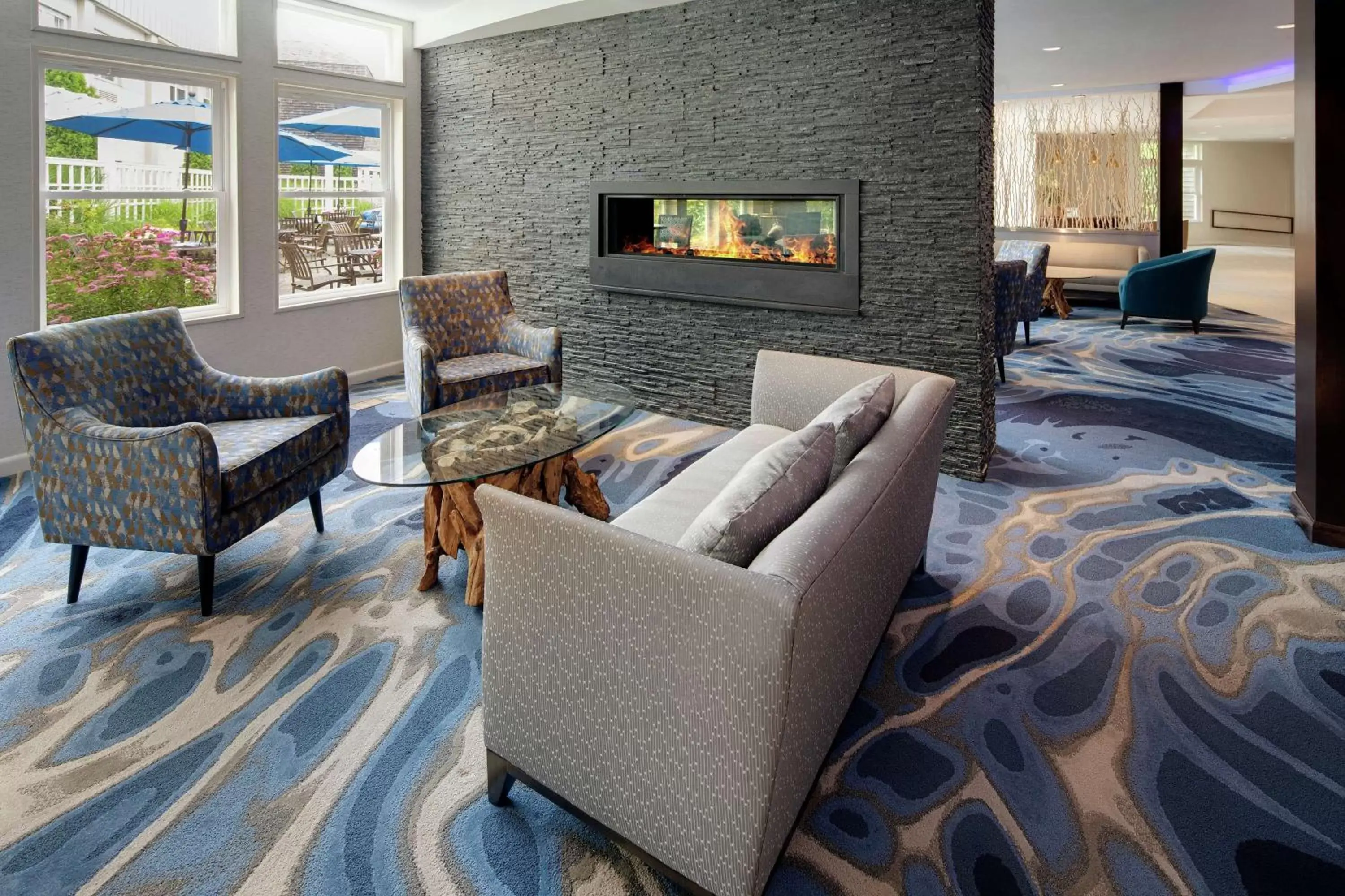 Lobby or reception, Seating Area in DoubleTree by Hilton Cape Cod - Hyannis