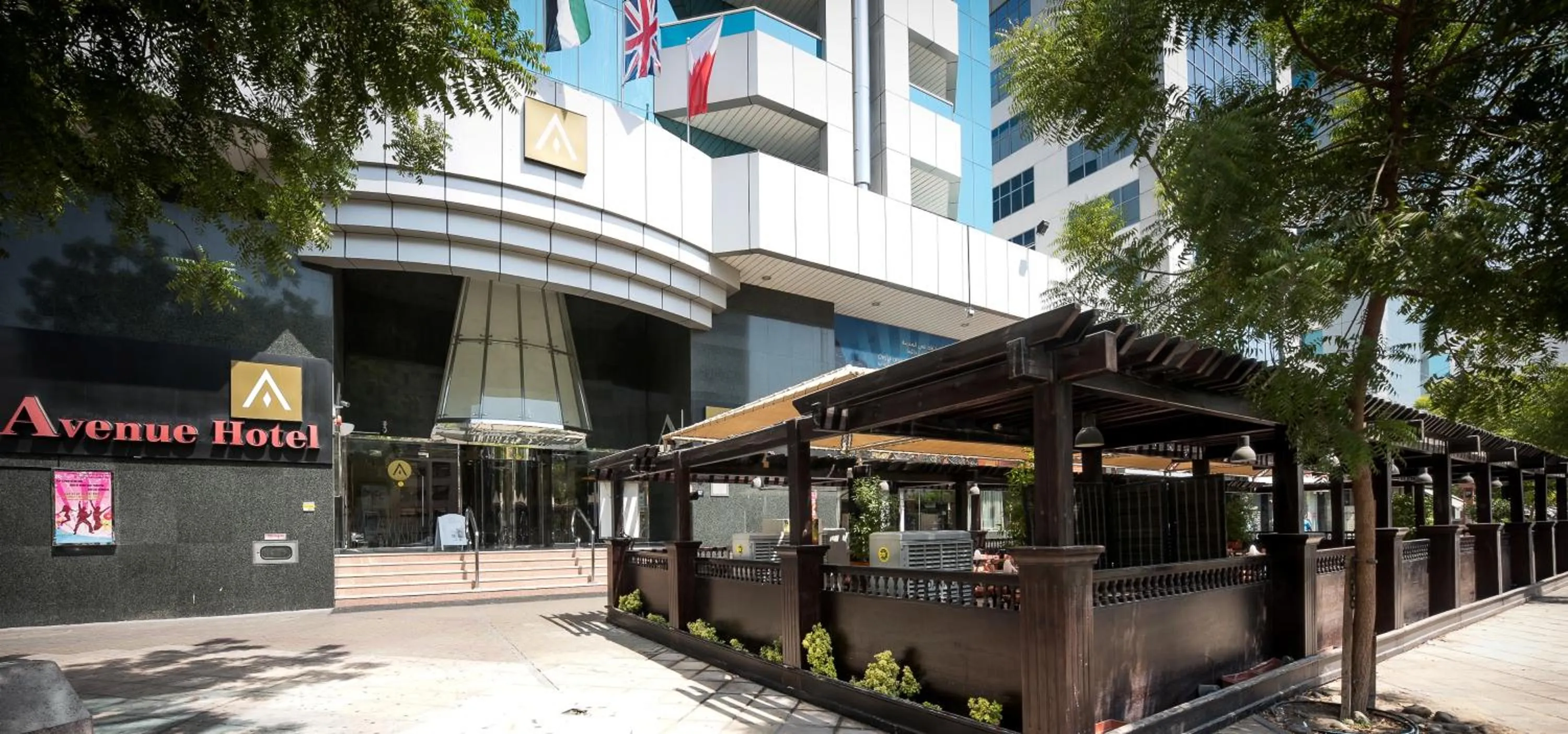 Property building in Avenue Hotel Dubai