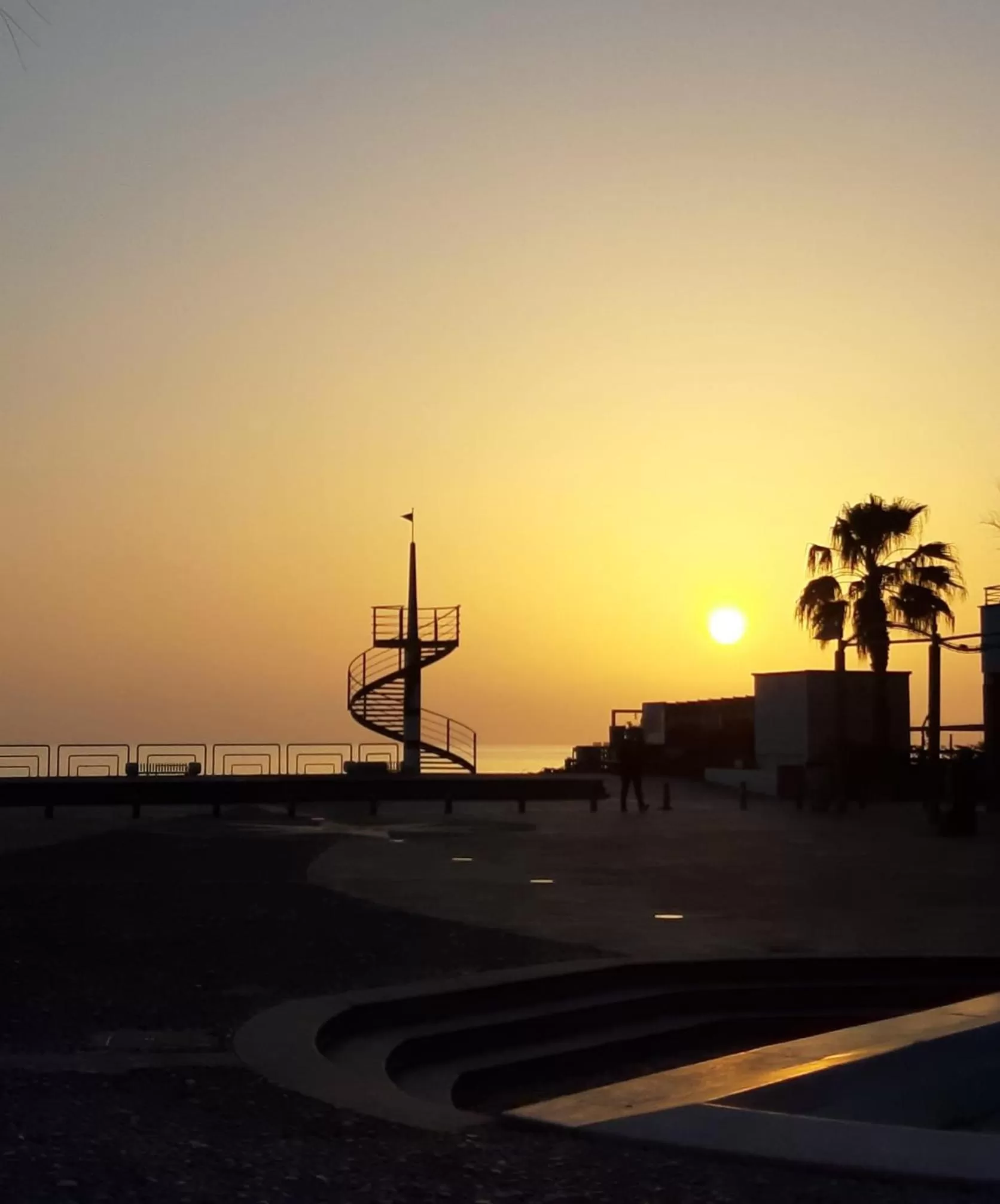 Sunset in Hotel Massimo