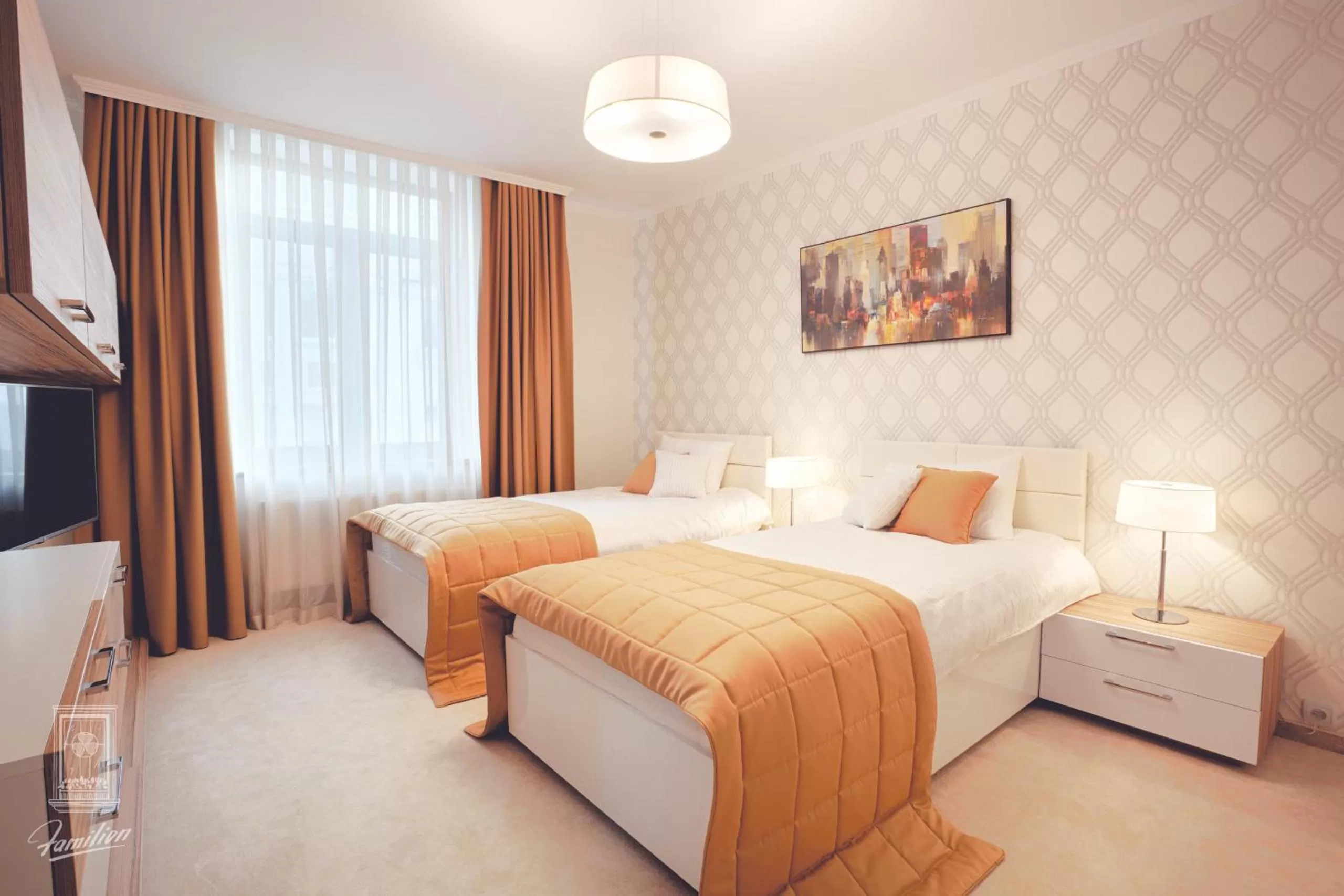 TV and multimedia, Bed in Familion ApartHotel