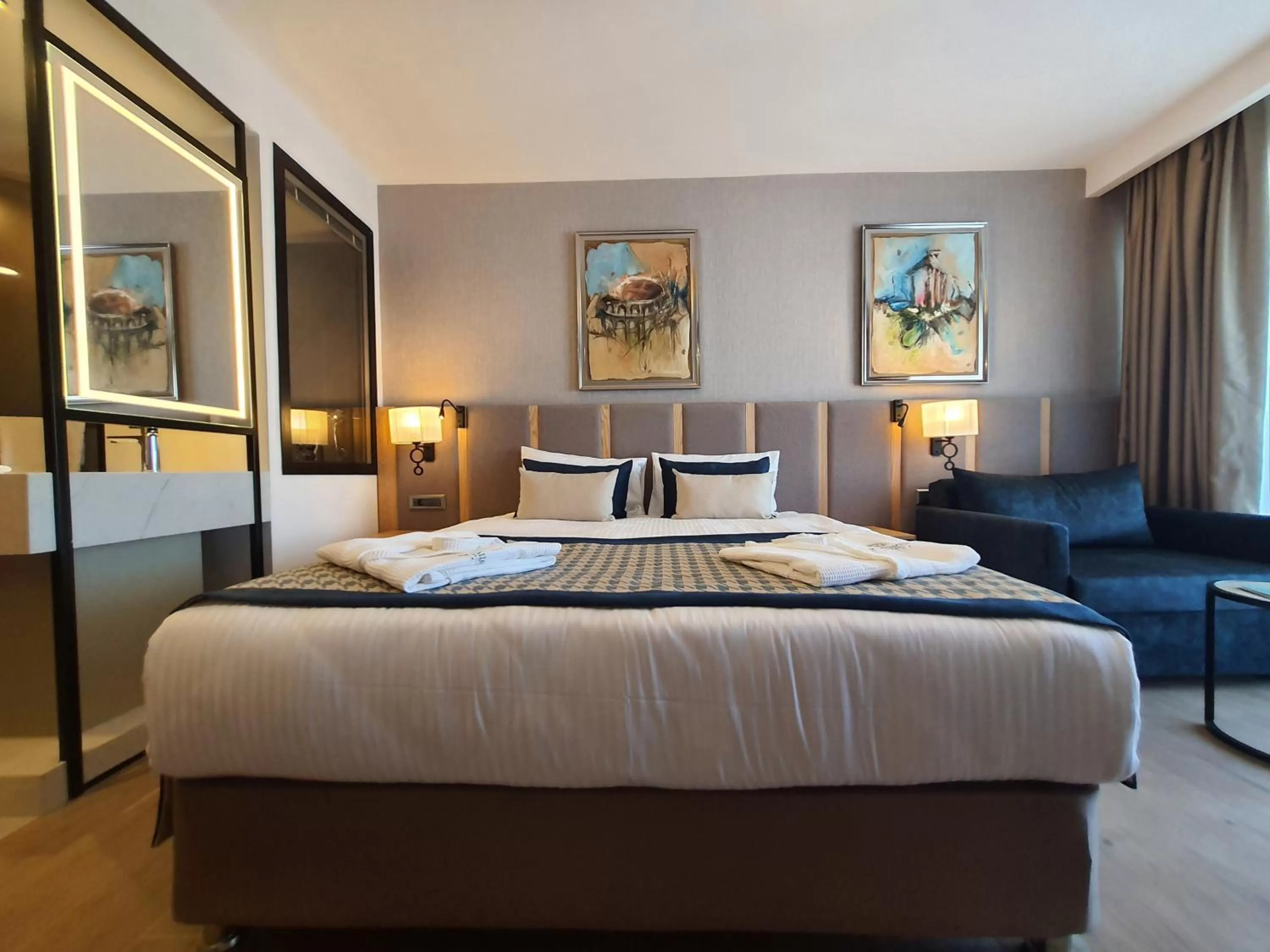 Bed in Sunthalia Hotels & Resorts Ultra All Inclusive Adults Only Party Hotel