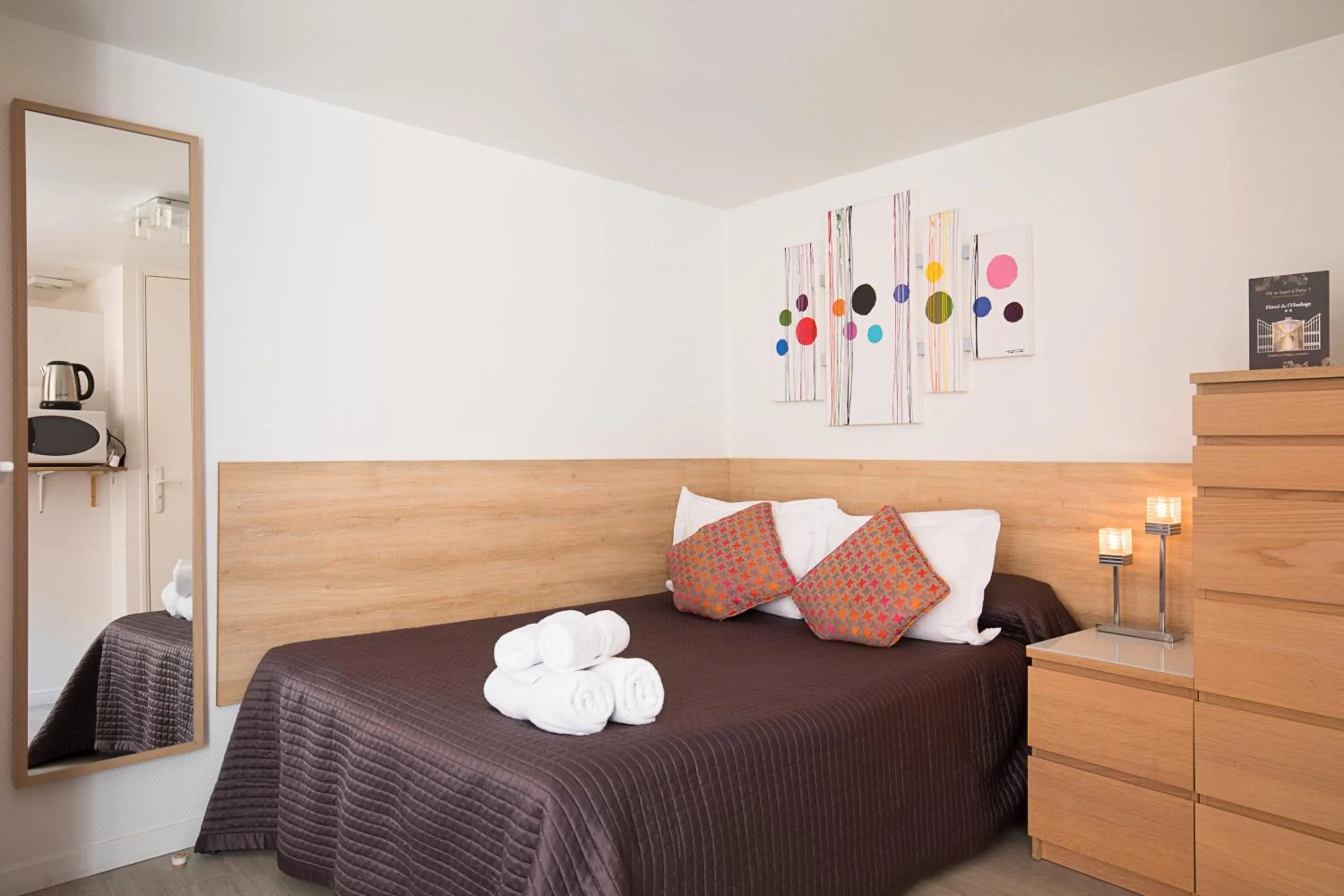 Bed in Hotel De L'Horloge