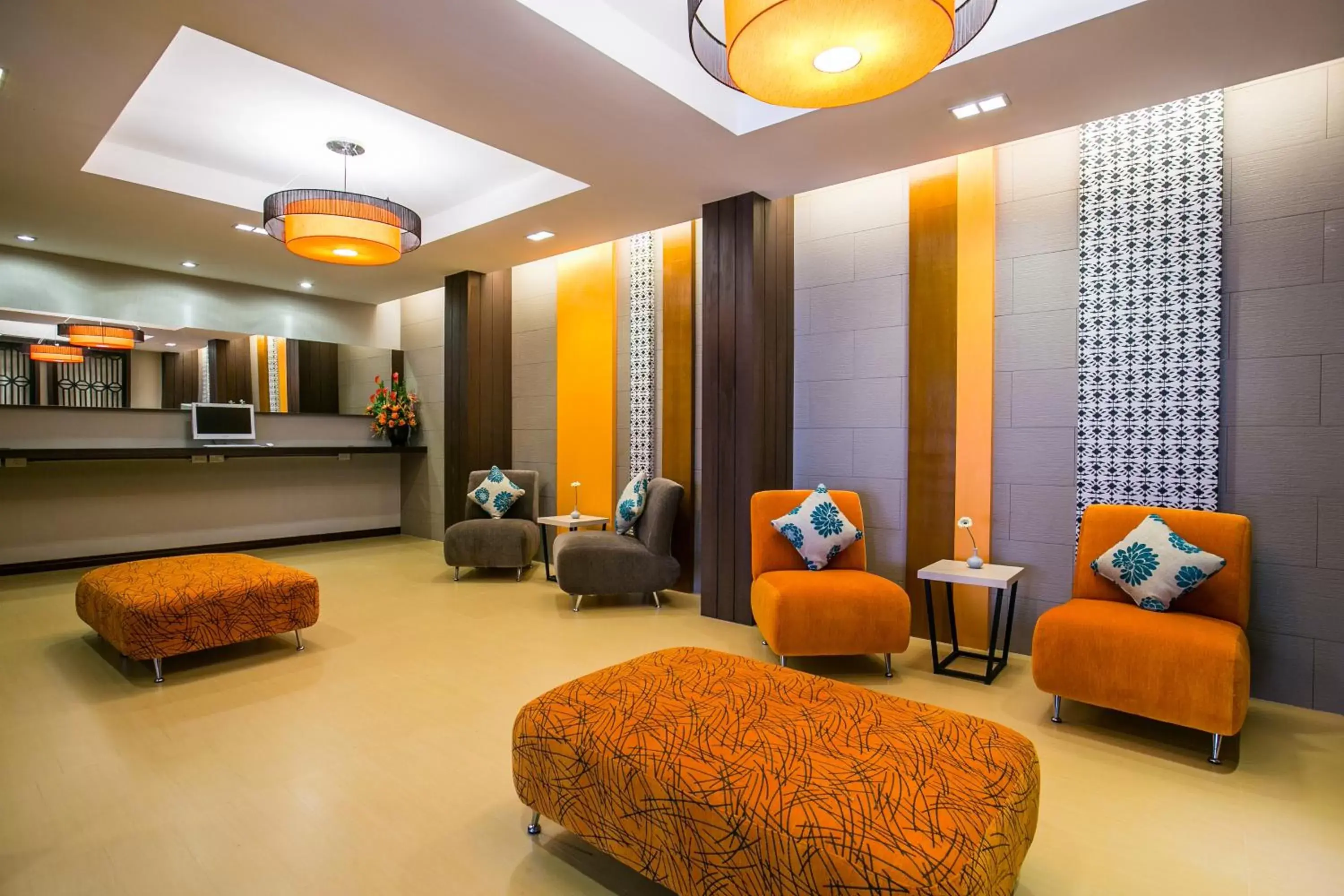 Lobby or reception in De Hug Hotel & Residence Lobby or reception in De Hug Hotel & Residence