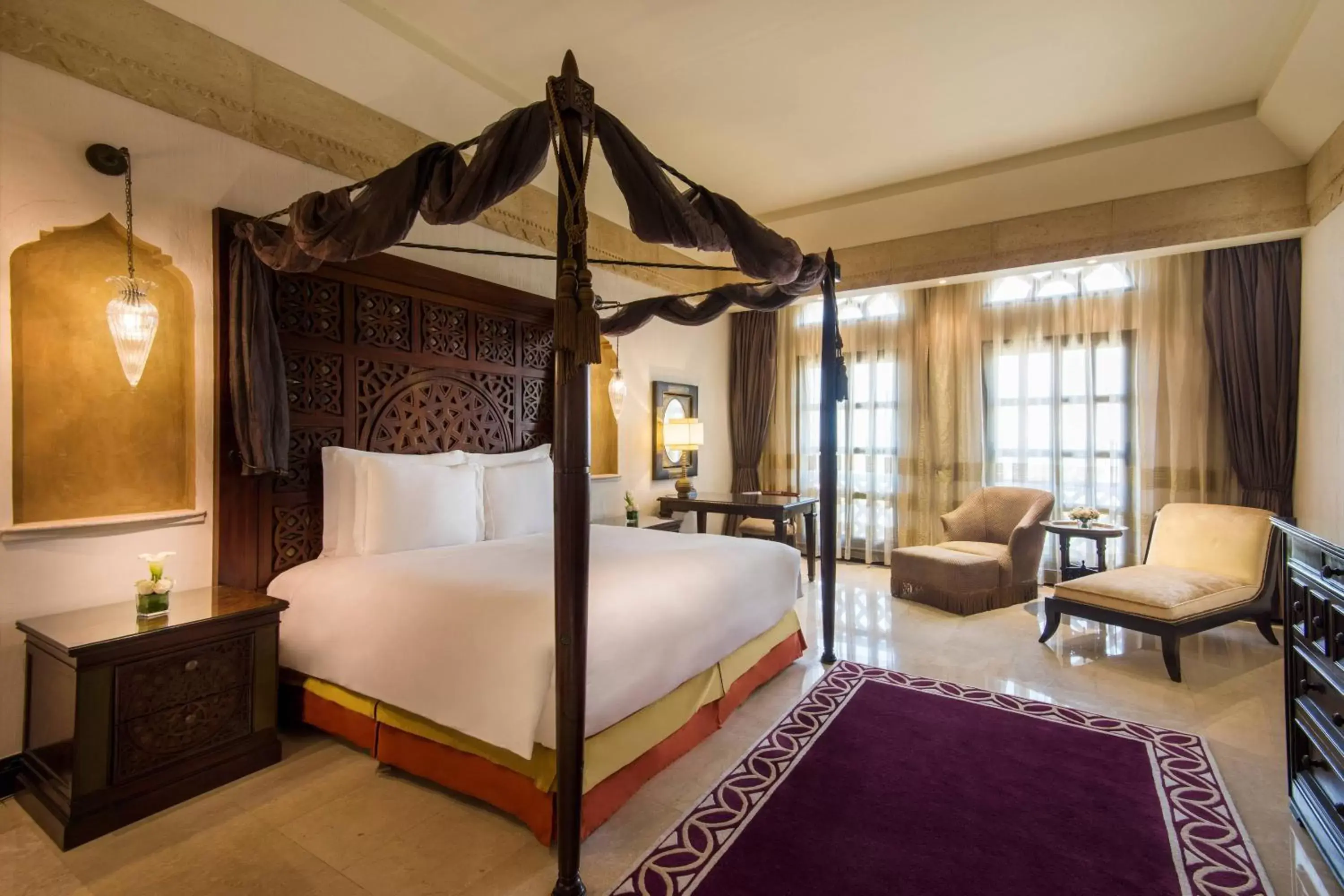 Bedroom in Sharq Village & Spa, a Ritz-Carlton Hotel