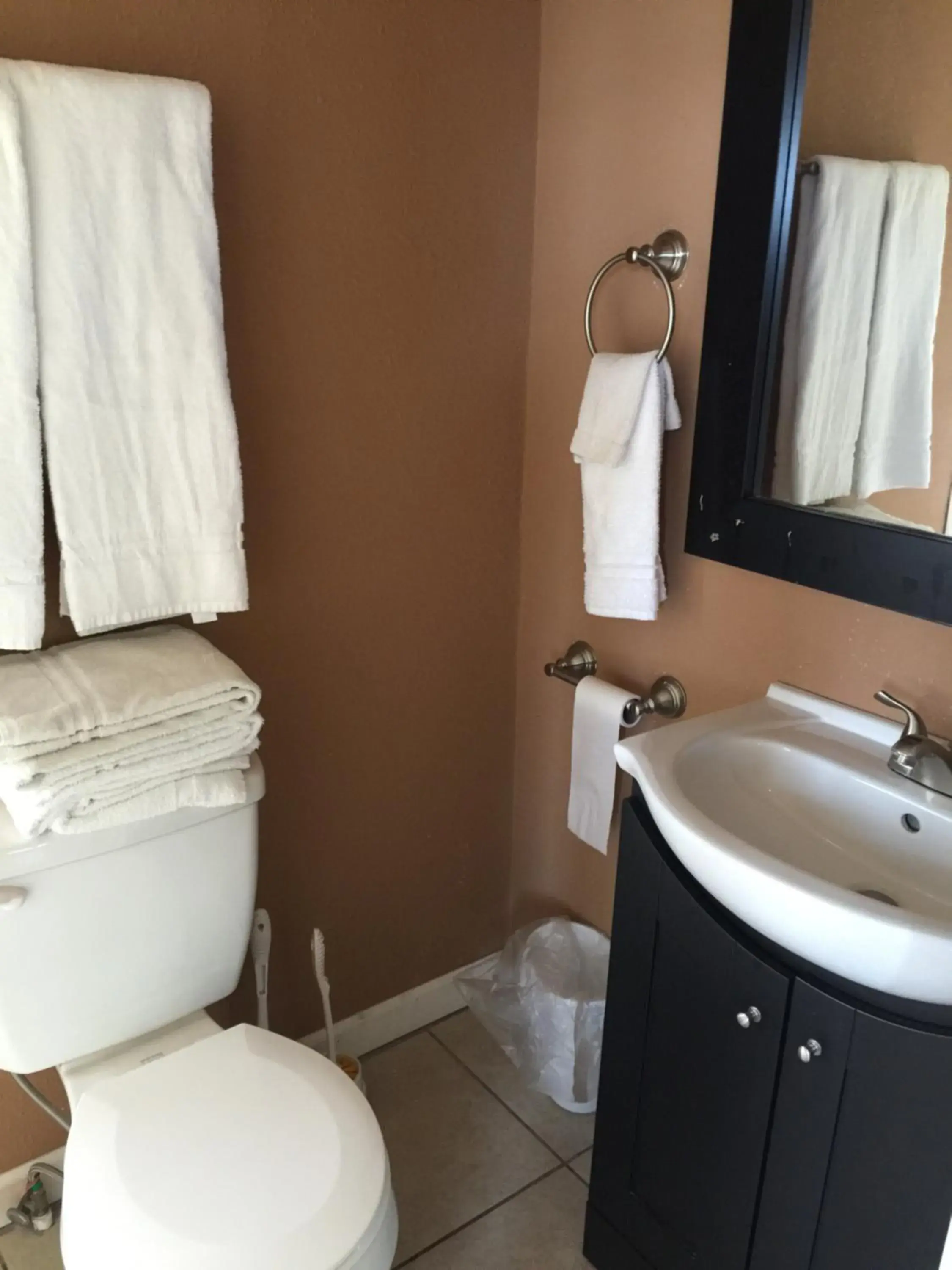 Bathroom in Mountain Trail Lodge and Vacation Rentals