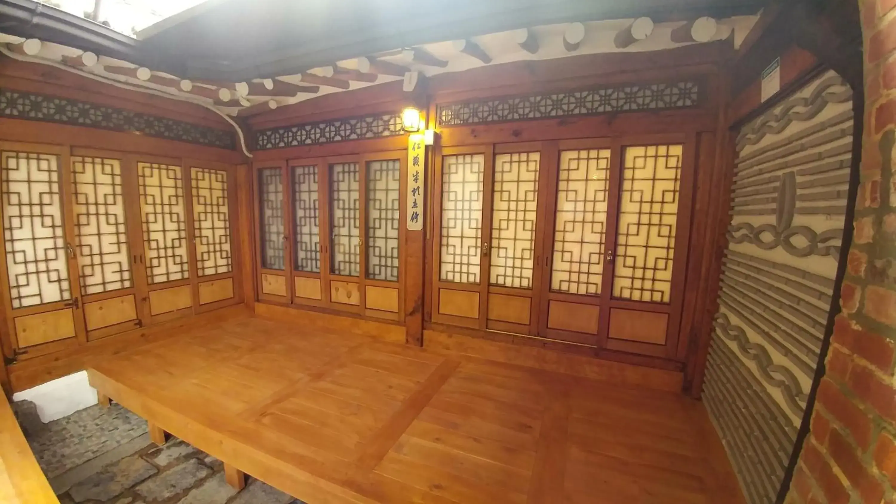 Decorative detail in Sophia Hanok Guesthouse