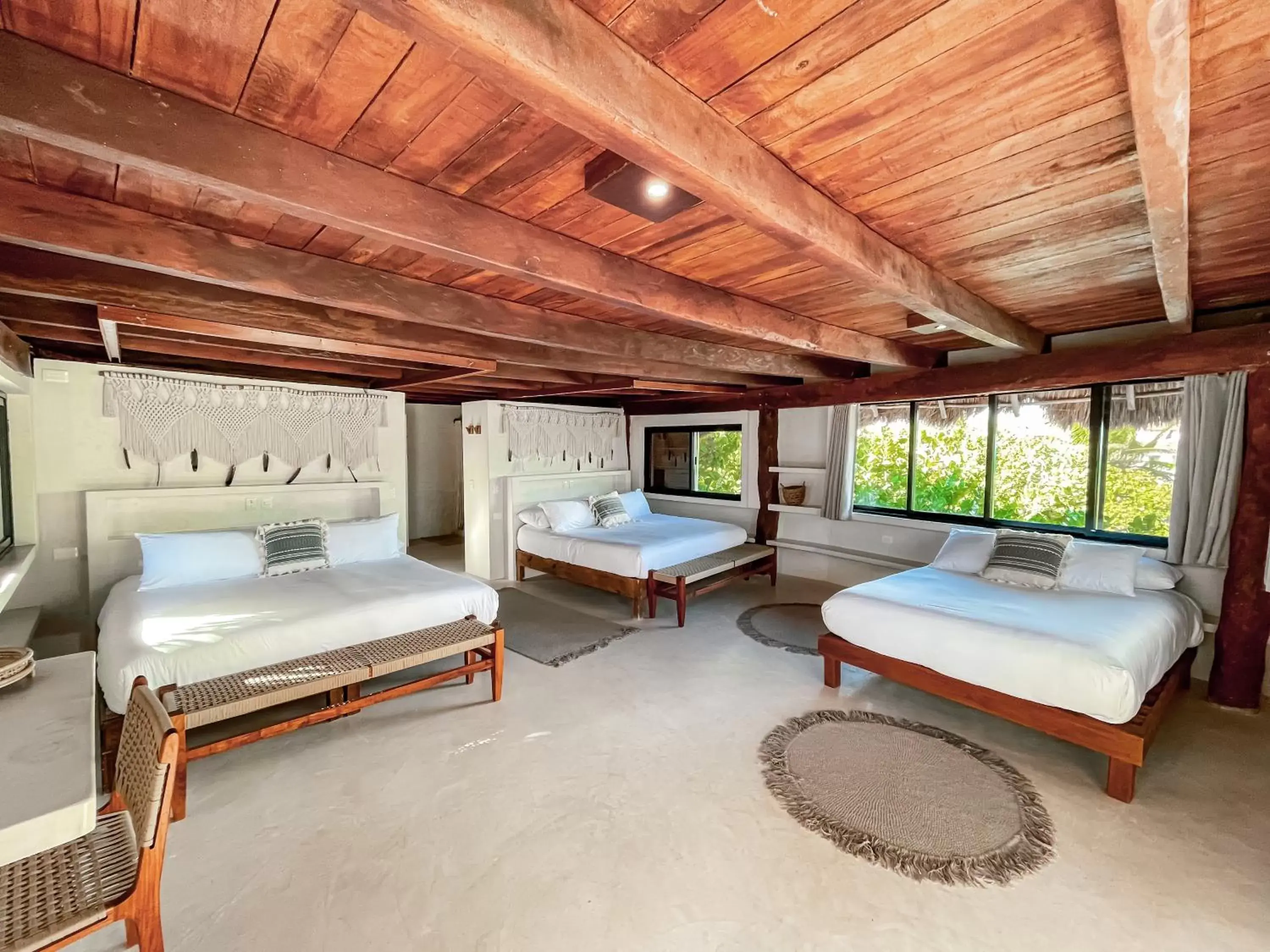 Bed in Amansala Resort