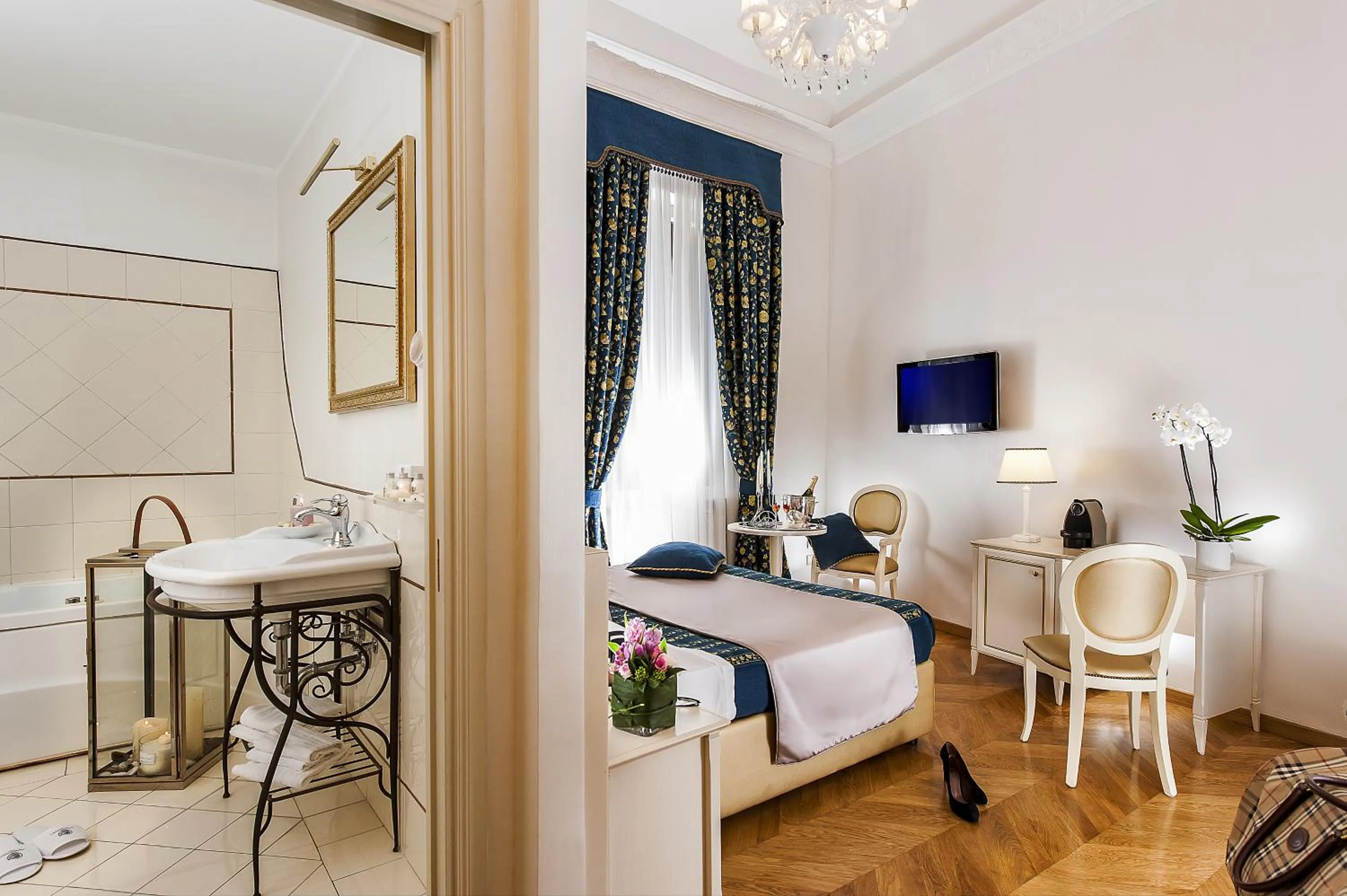 Bedroom, Bed in Dimora Degli Dei