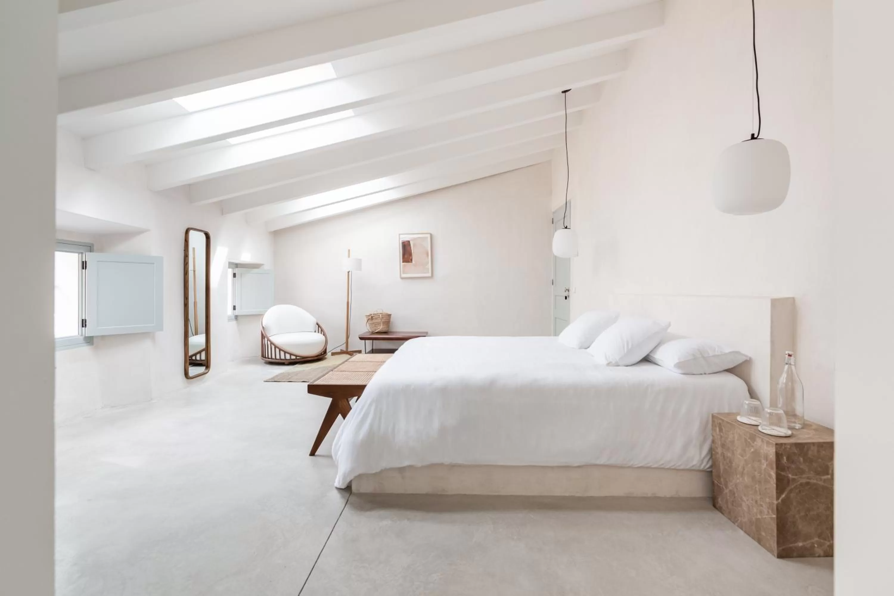 Bedroom, Bed in Meem Townhouse