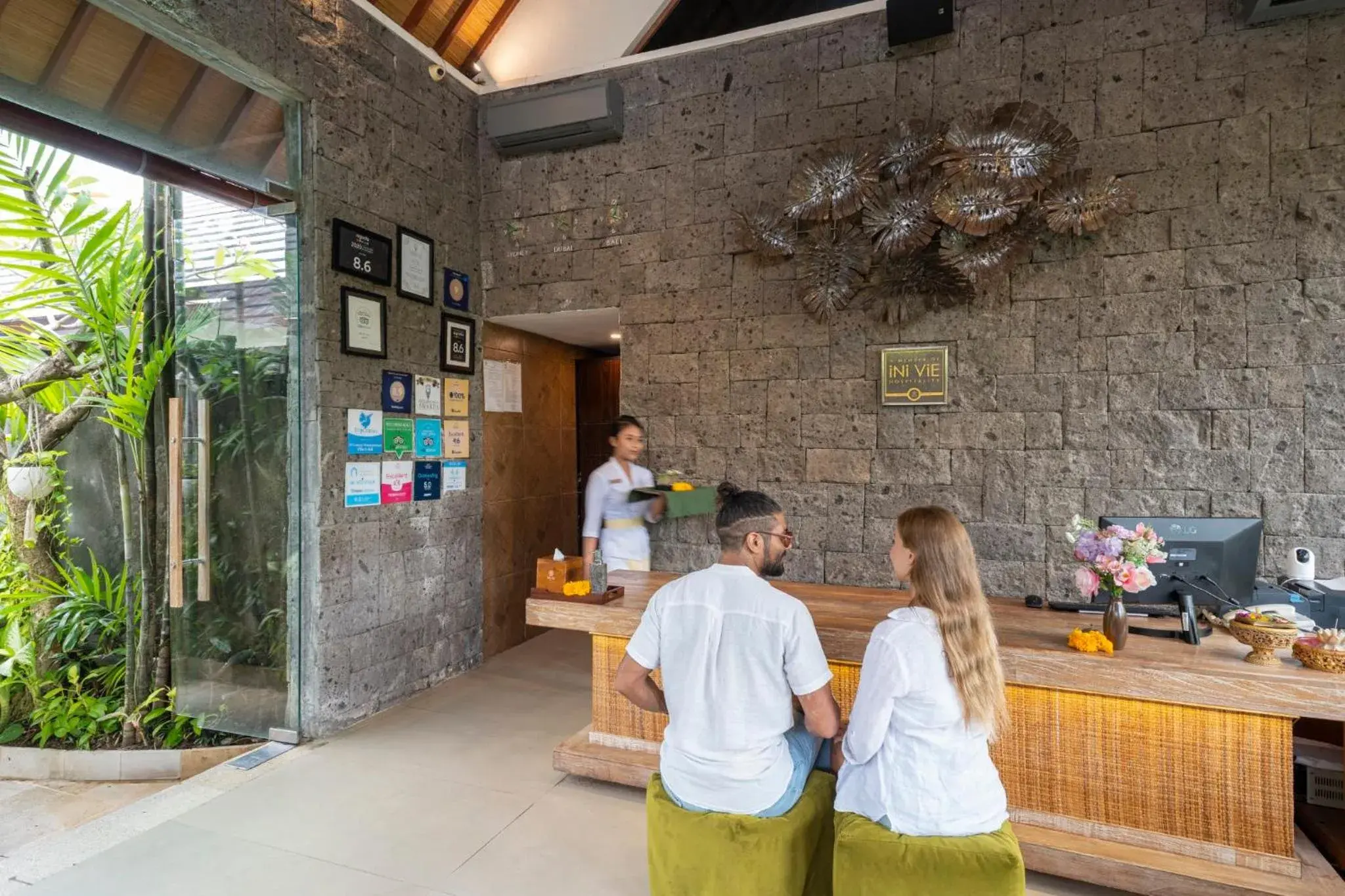 Lobby or reception in Ini Vie Villa Legian by Ini Vie Hospitality