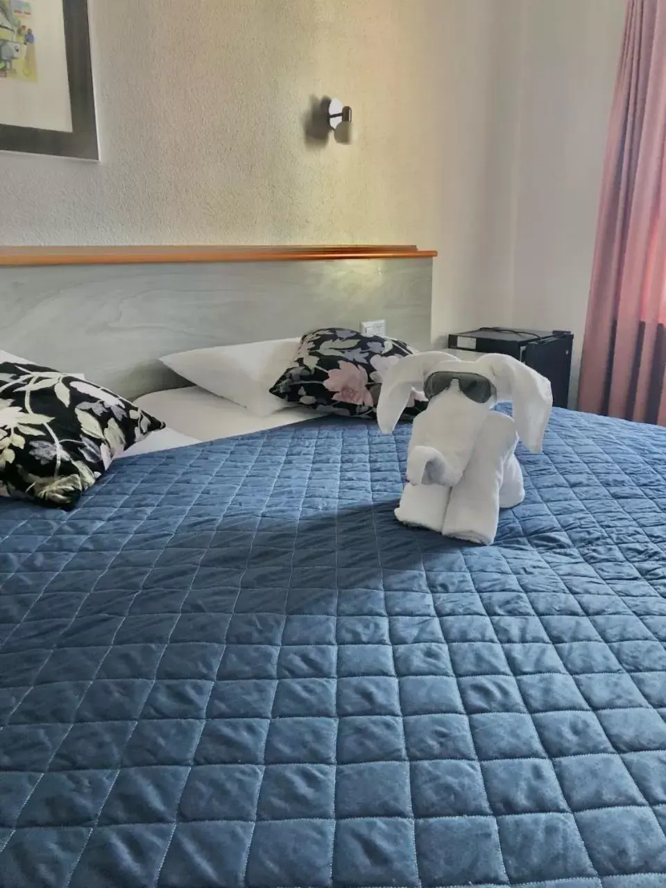 Bed in Hotel Garni Montaldi