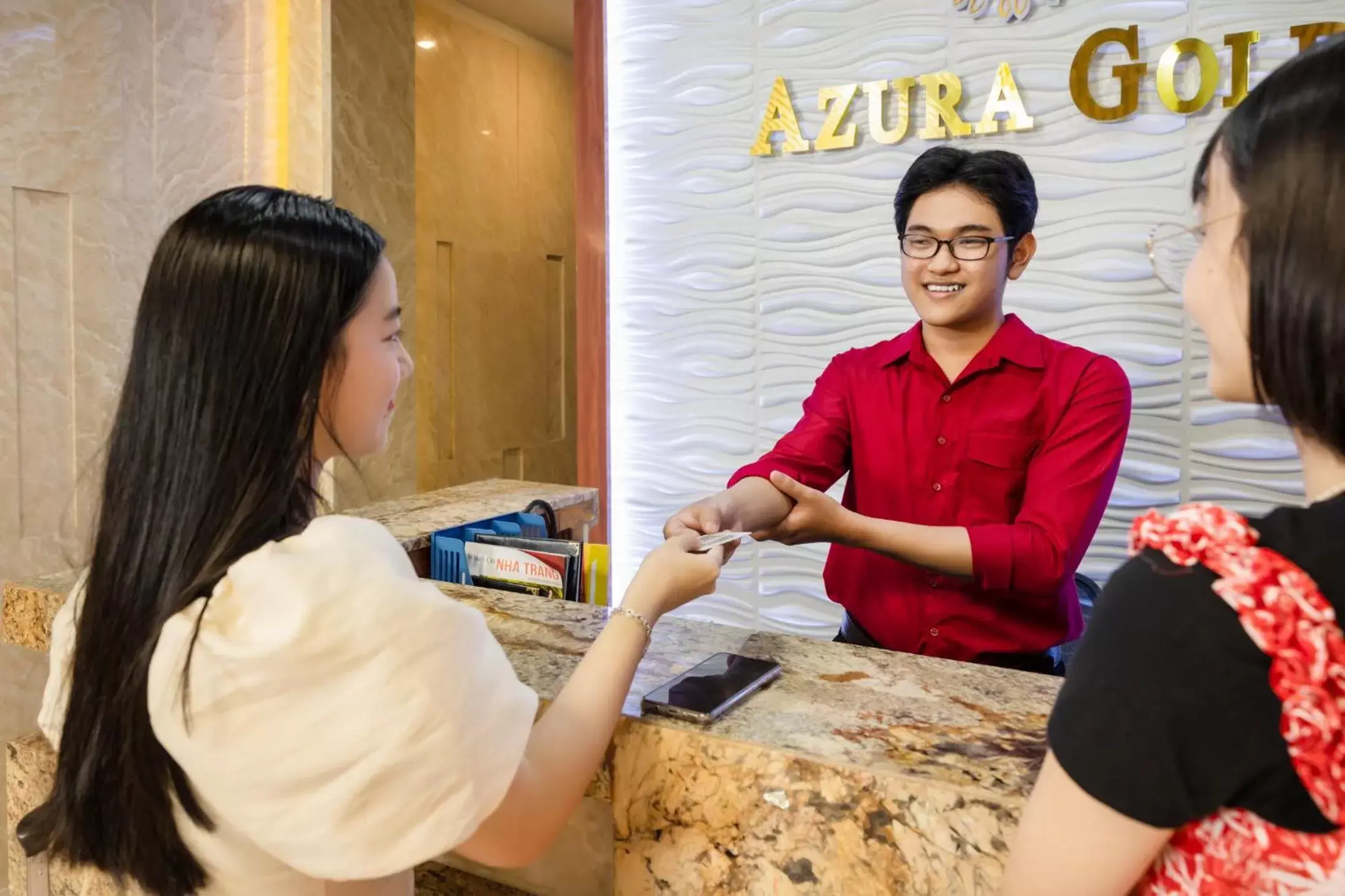 Lobby or reception in Azura Gold Hotel & Apartment Lobby or reception in Azura Gold Hotel & Apartment