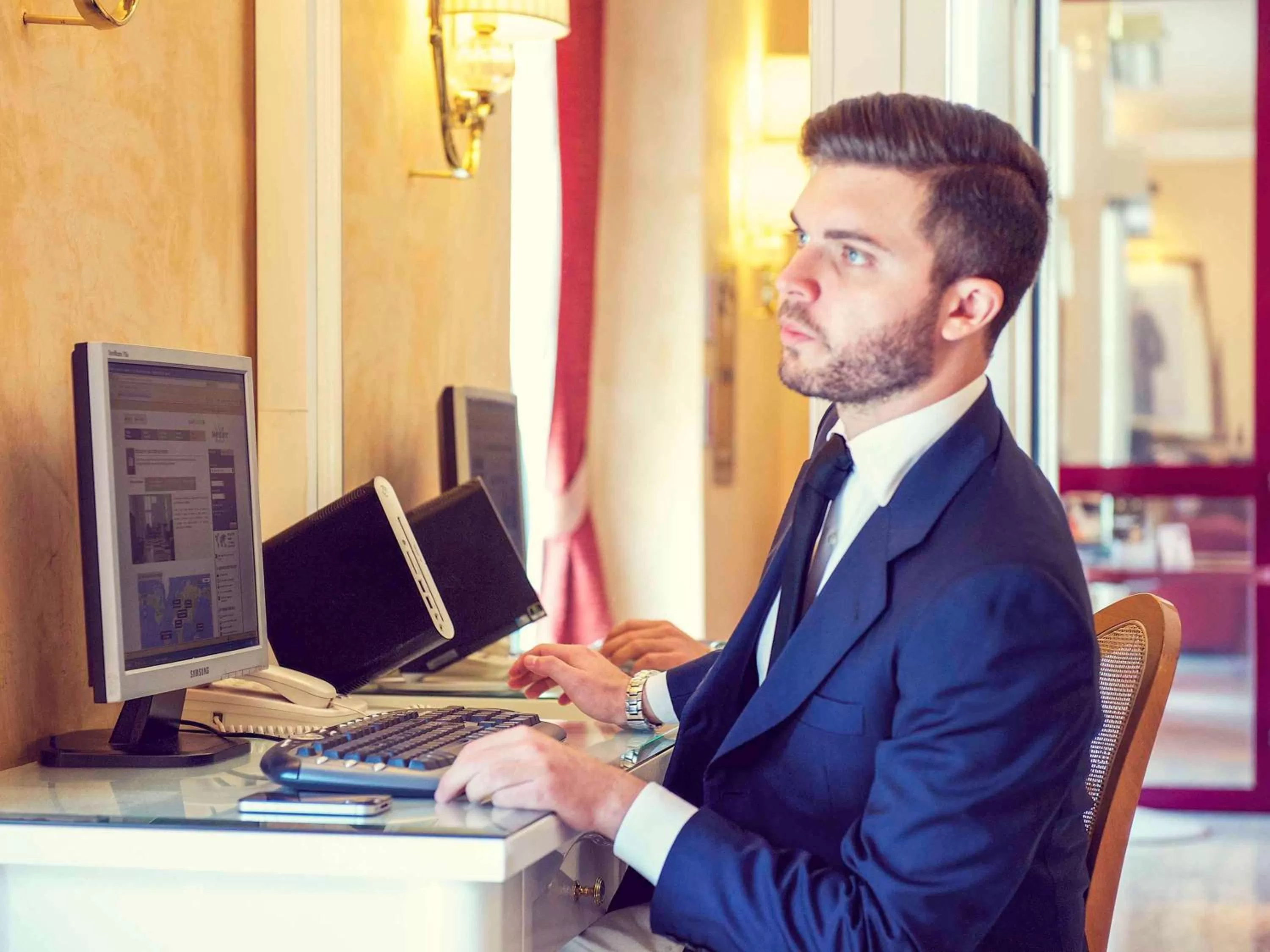 On site in Hotel Mercure Milano Centro