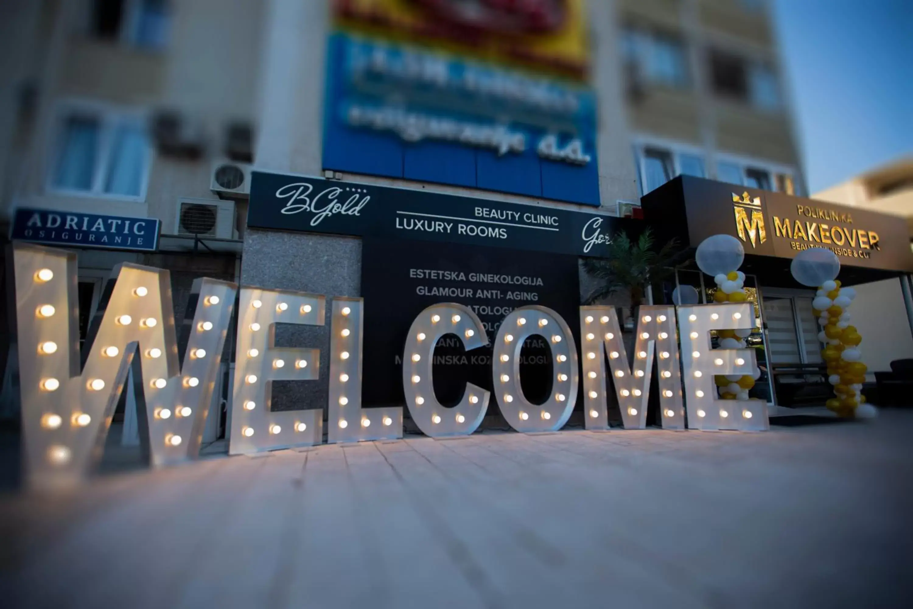 Property building in B Gold Luxury rooms B&B Property building in B Gold Luxury rooms B&B