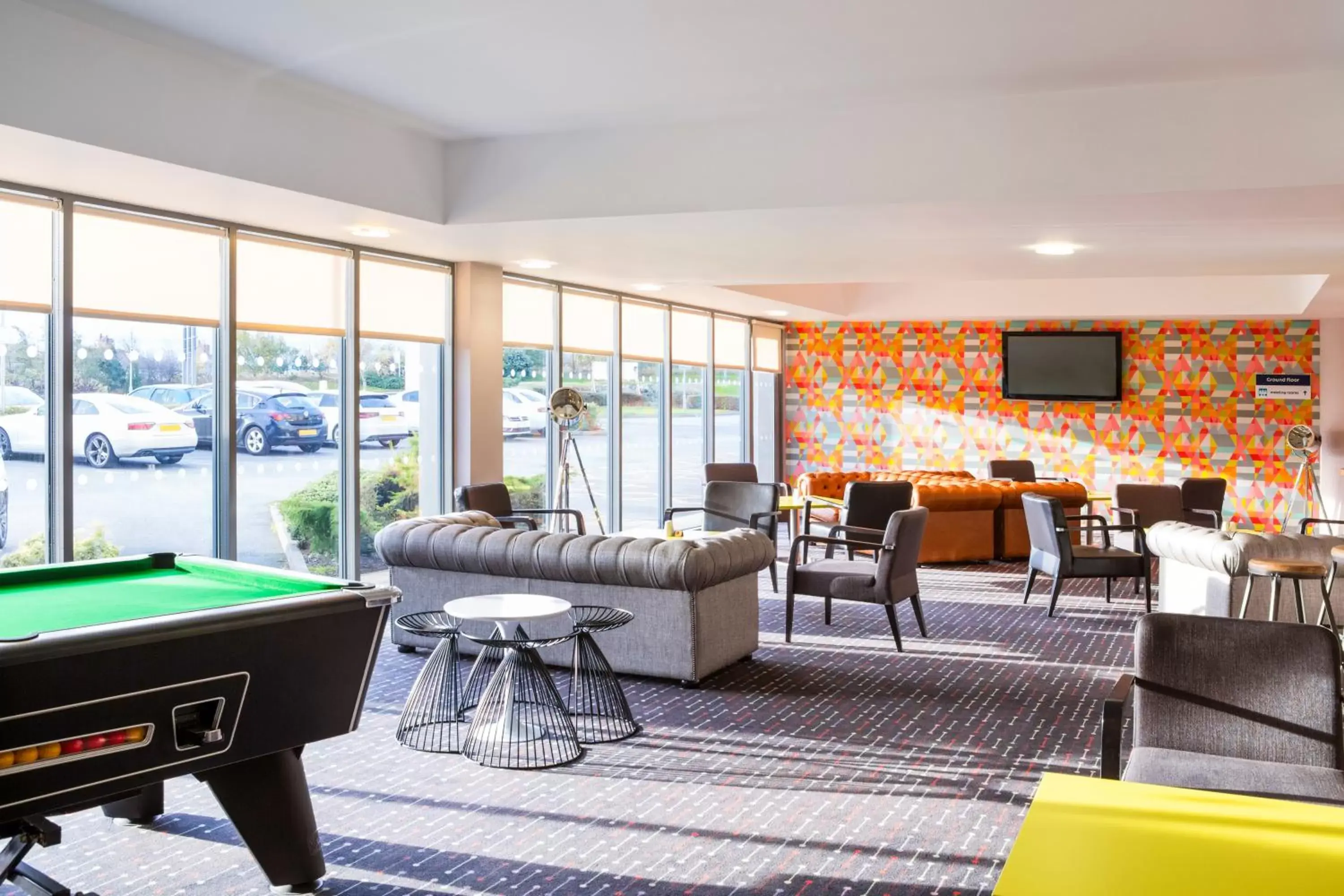 Communal lounge/ TV room, Billiards in ibis Styles Barnsley