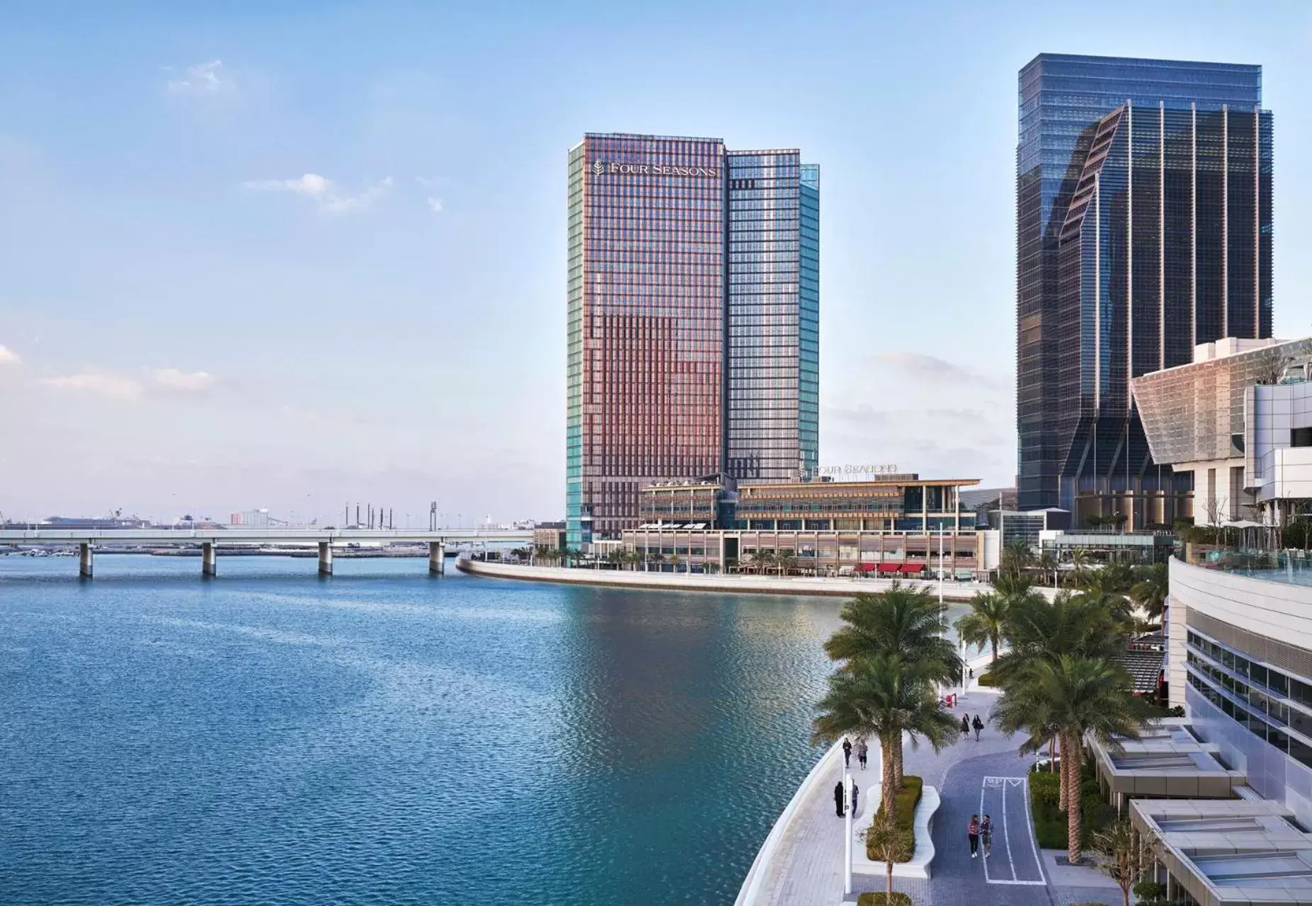 Property building in Four Seasons Hotel Abu Dhabi at Al Maryah Island