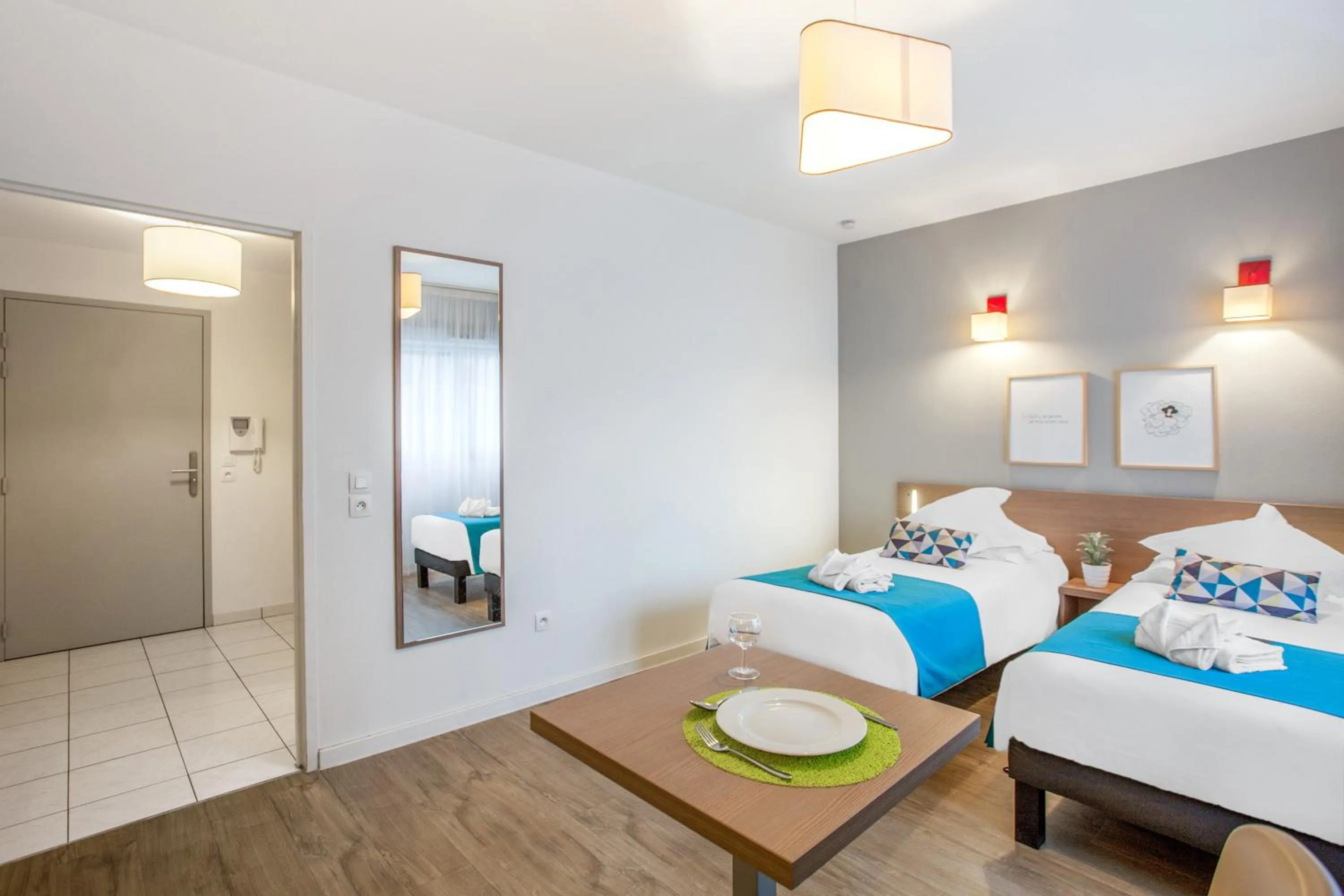 Bed in Appart'City Classic Annemasse Centre - Pays de Genève