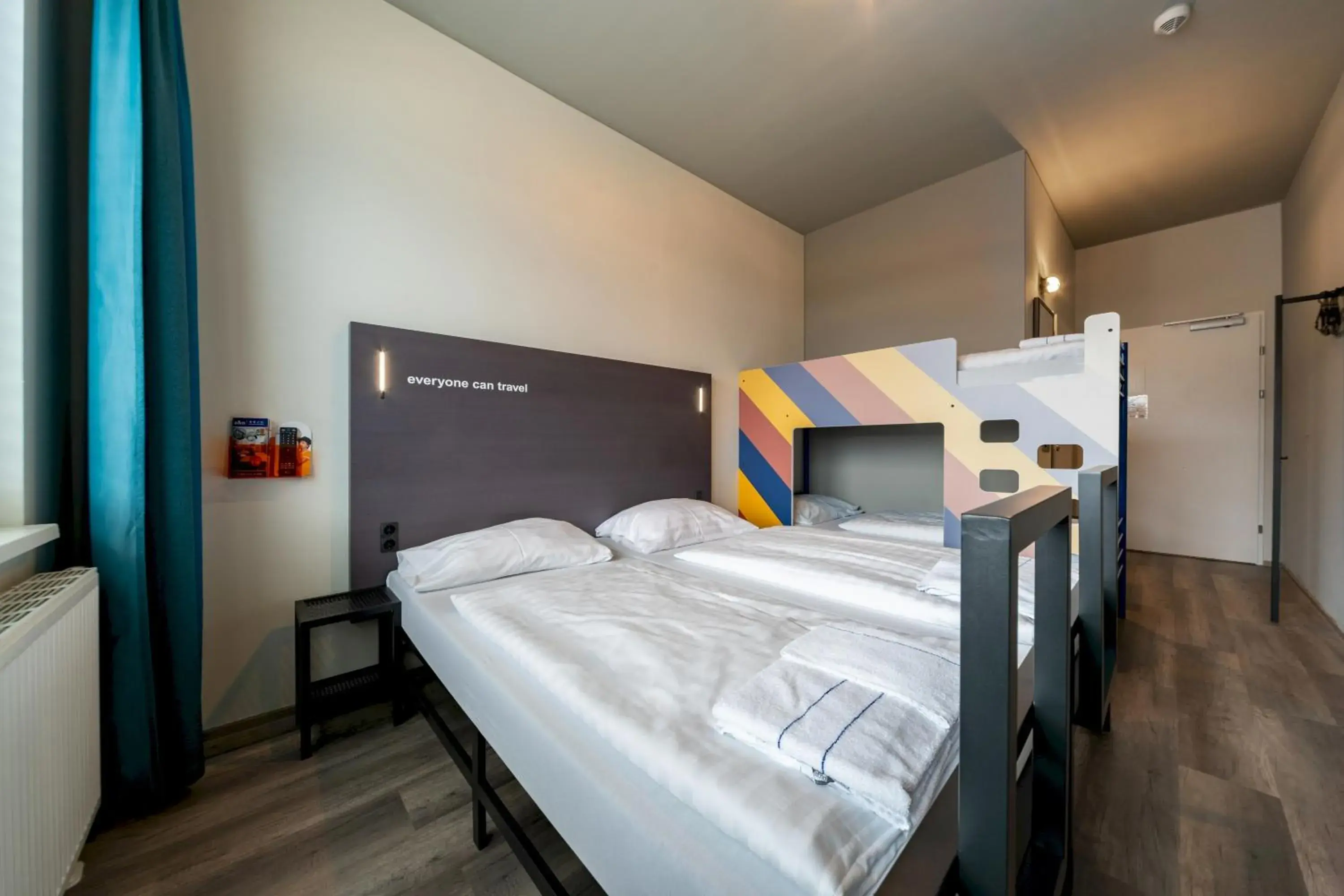 Photo of the whole room, Bed in A&O Graz Hauptbahnhof