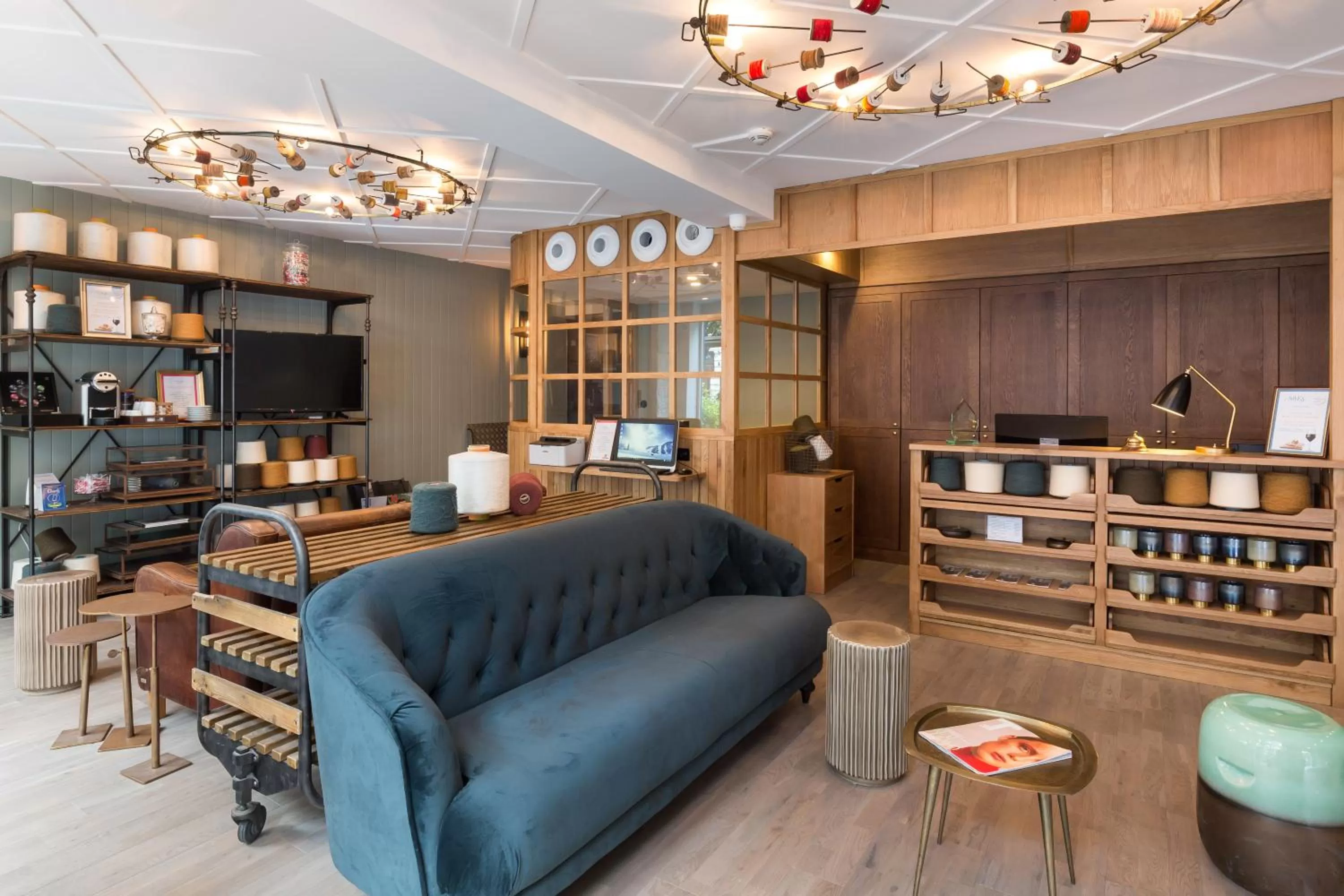 Lobby or reception in Hôtel Silky by HappyCulture