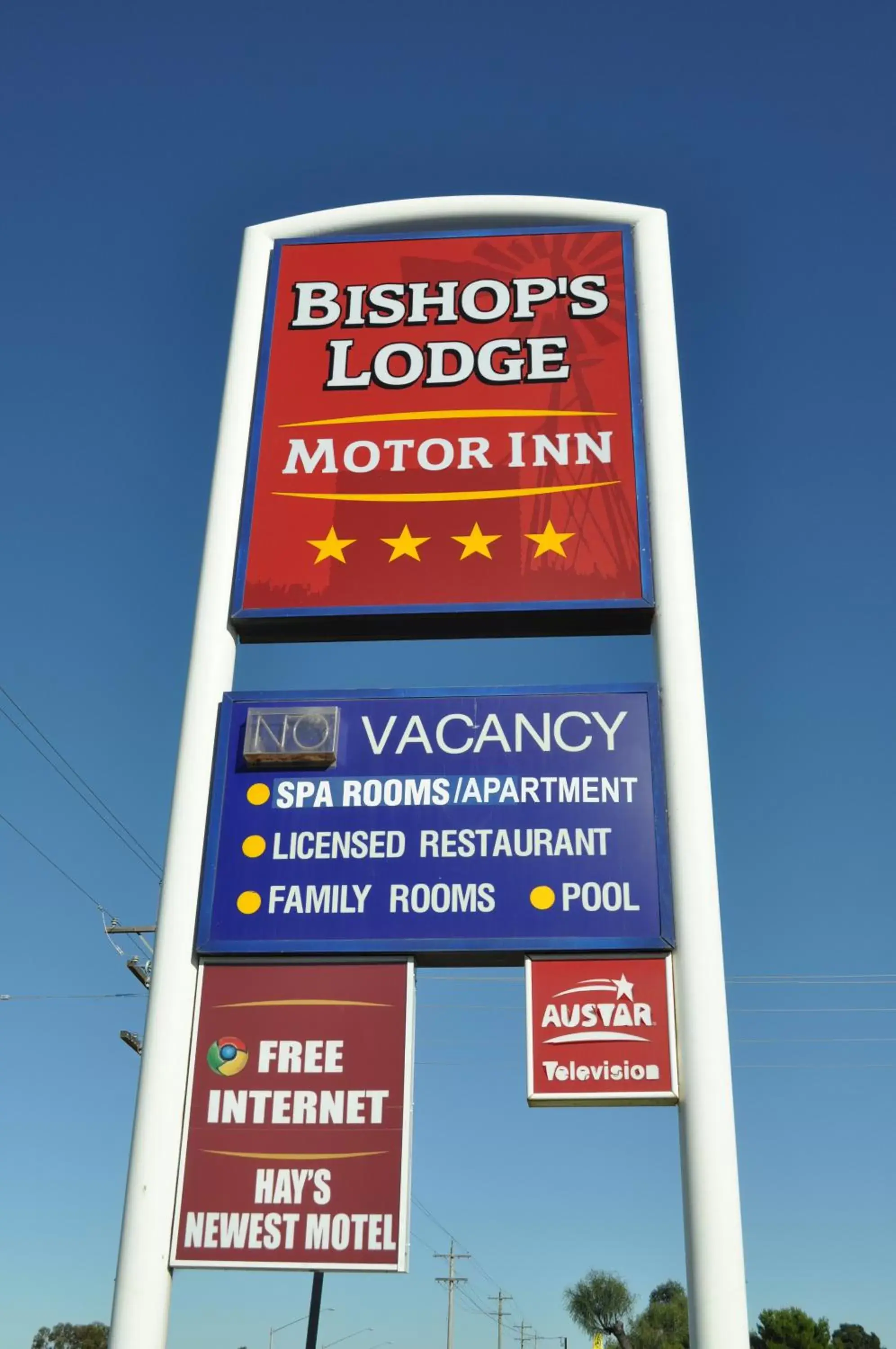 Property logo or sign in Bishops Lodge Motor Inn