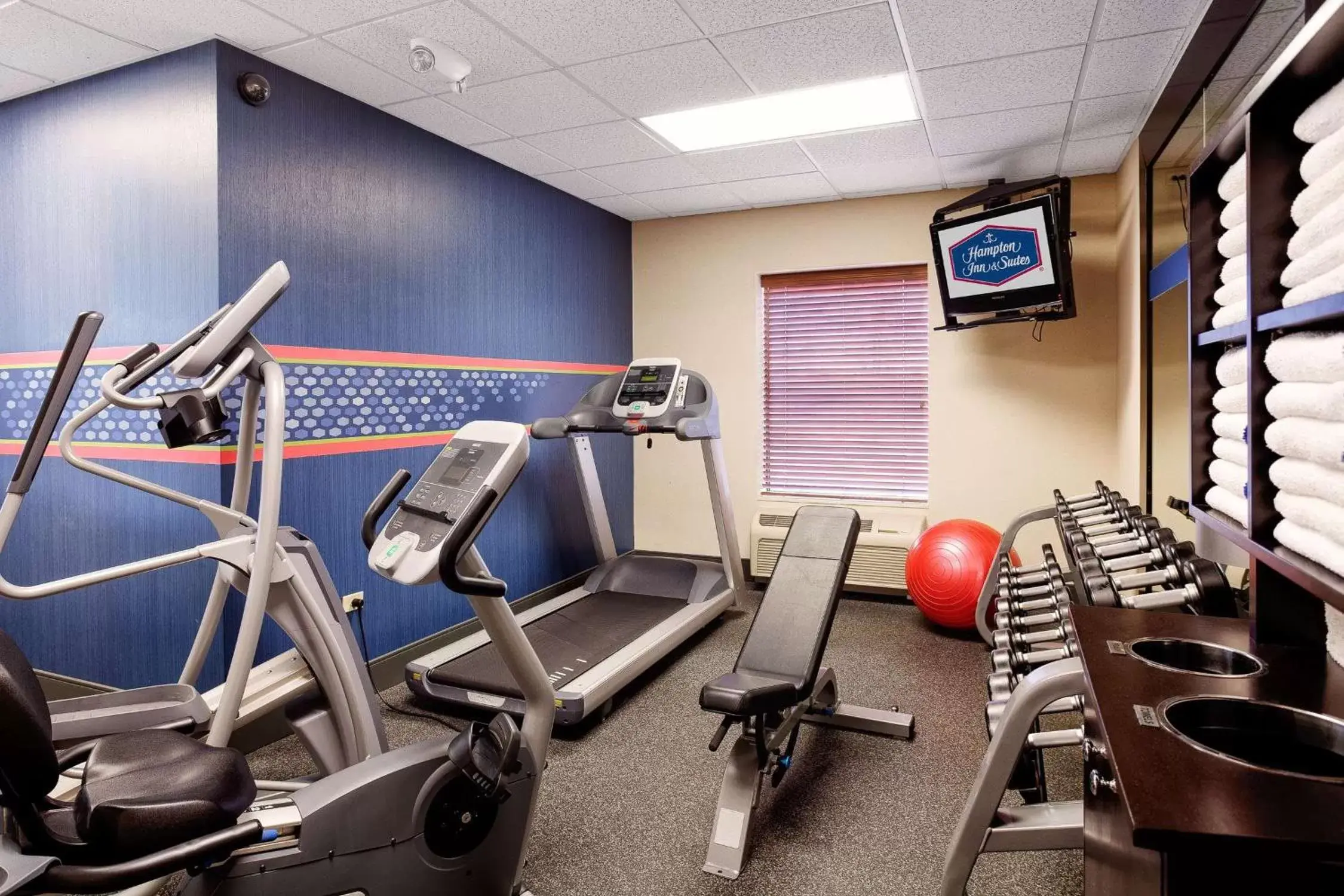 Fitness centre/facilities, Fitness Center/Facilities in Hampton Inn & Suites Addison