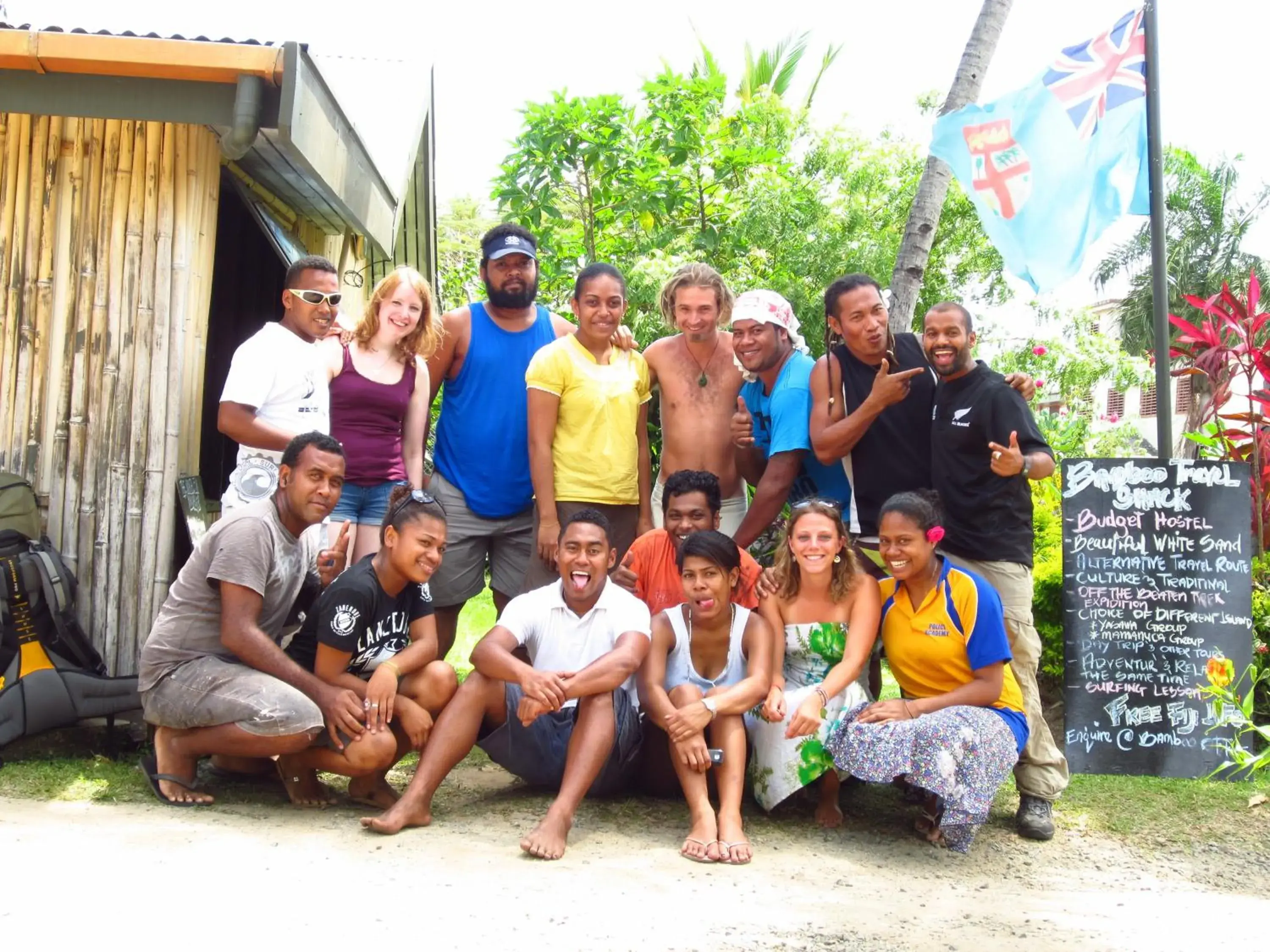 Staff, Family in Bamboo Backpackers Hostel