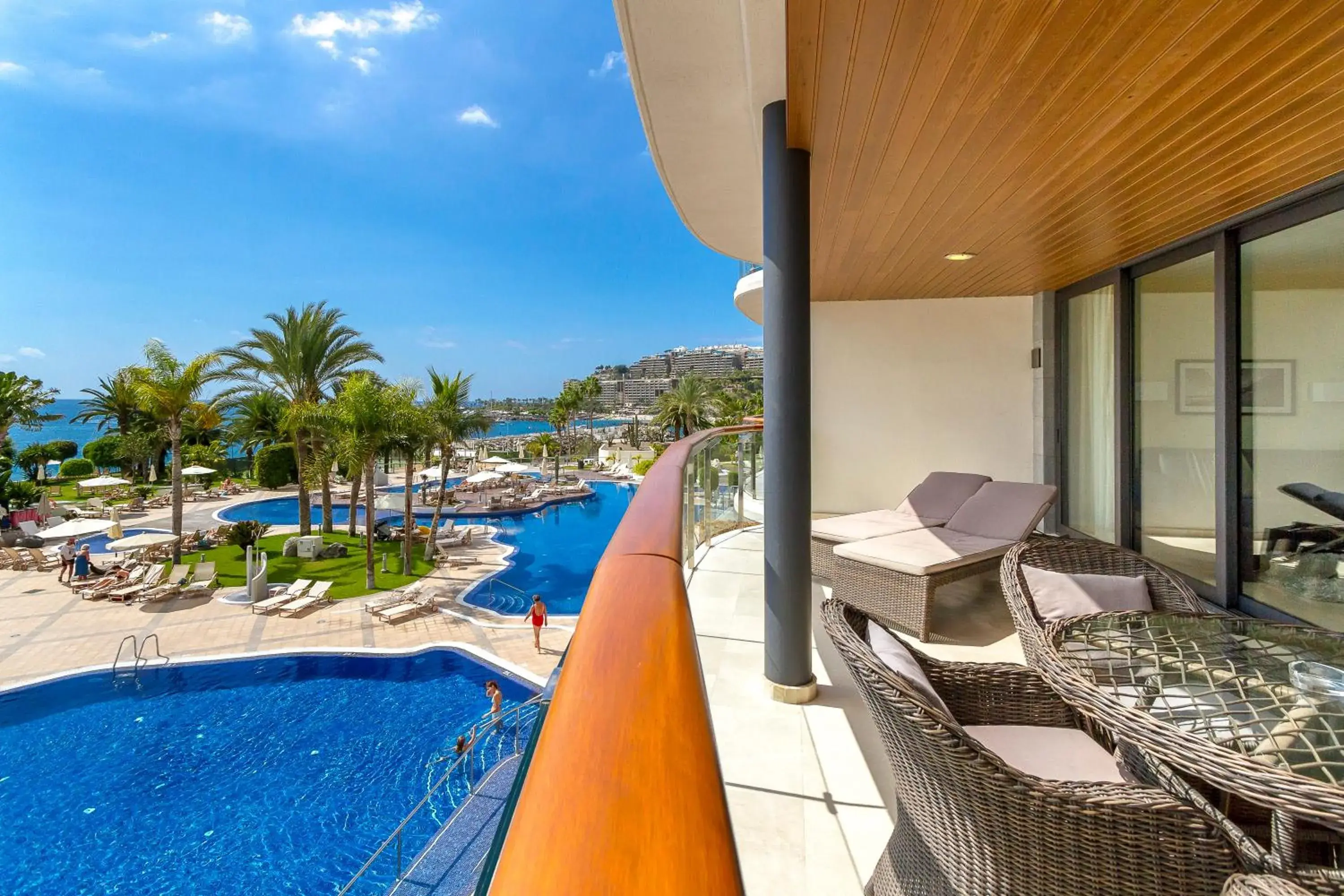 Balcony/Terrace, Swimming Pool in Radisson Blu Resort Gran Canaria