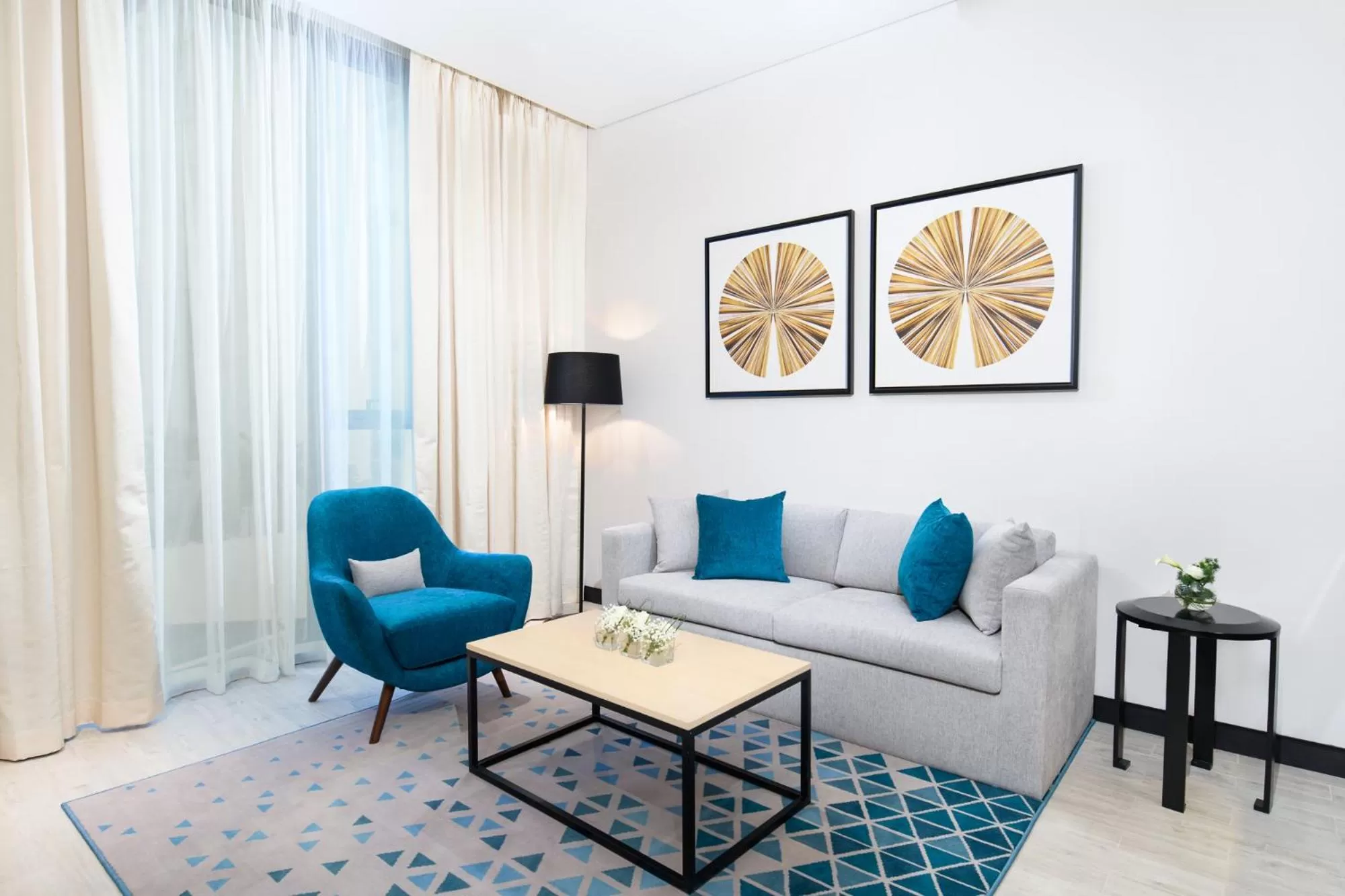 Living room in Millennium Al Barsha