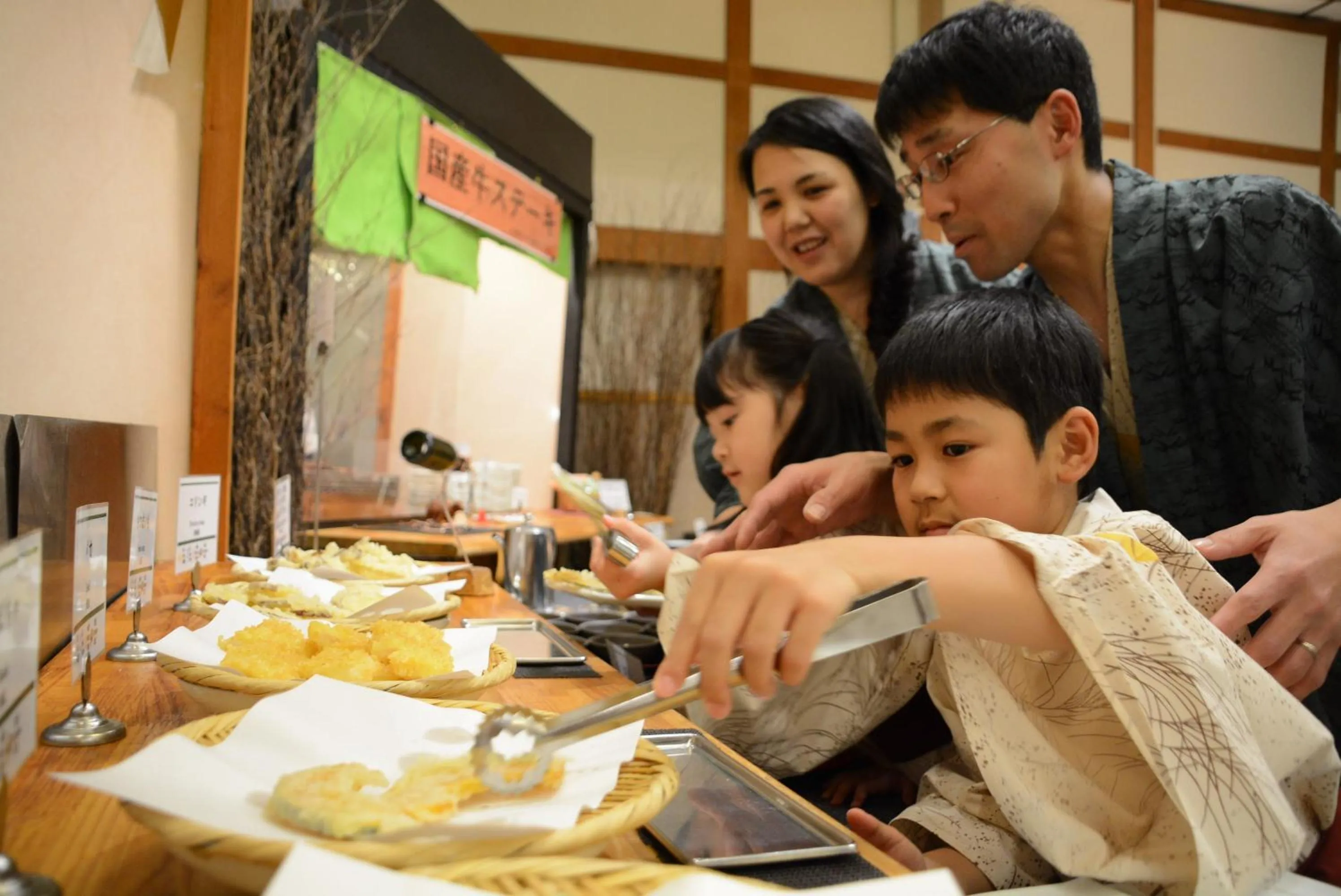 Food and drinks in Kurobe Kanko Hotel