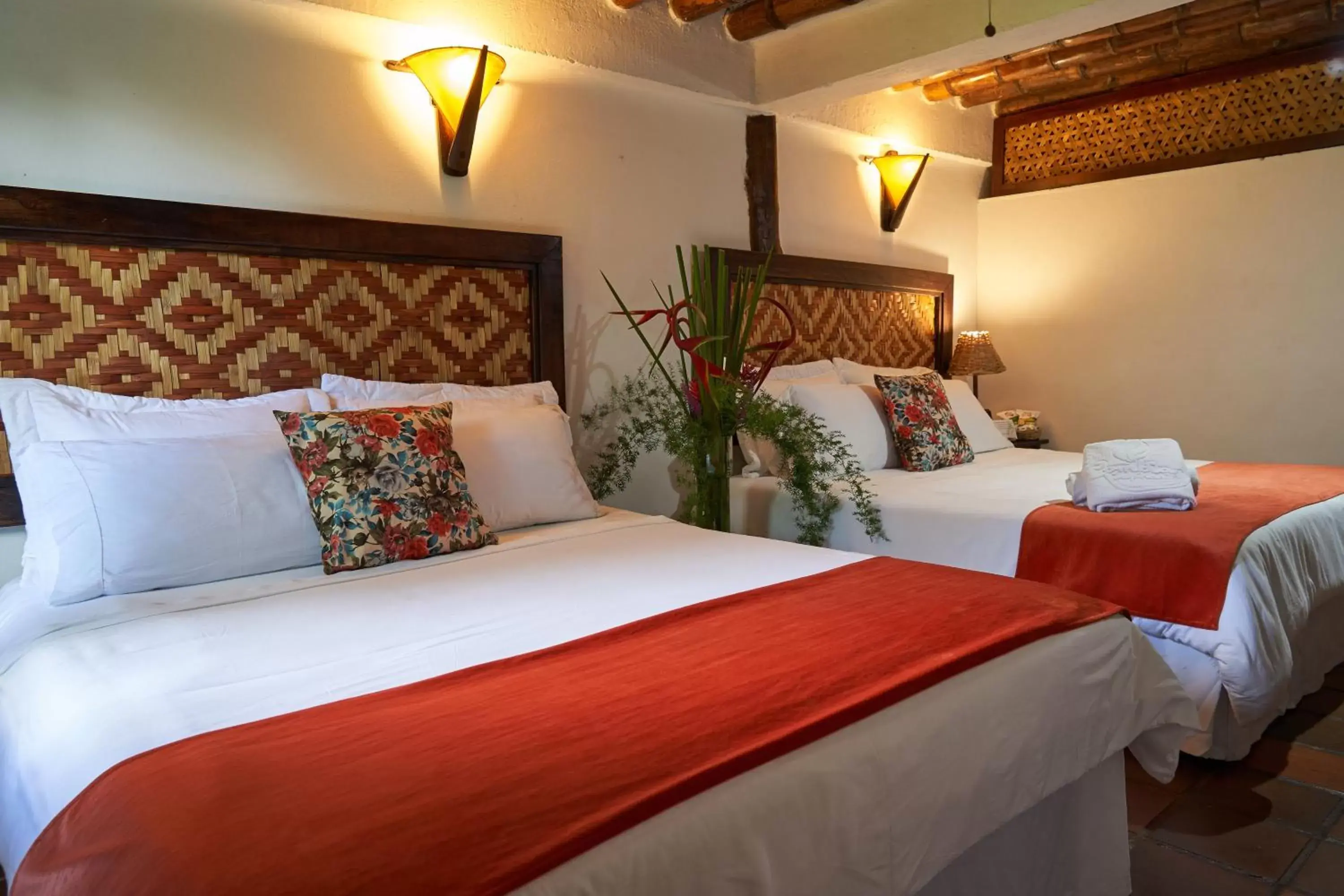 Bed in Hotel Hacienda Combia