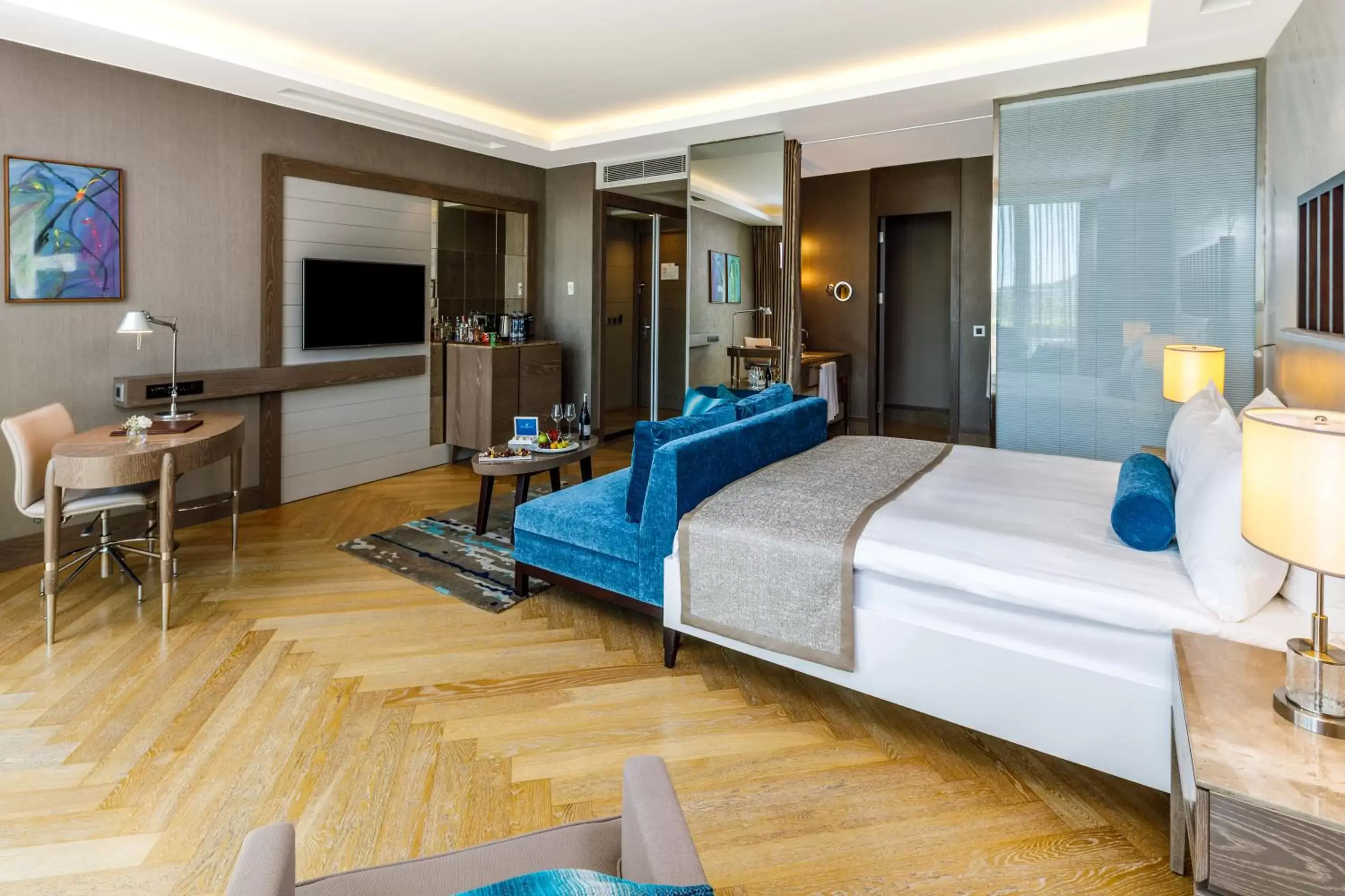 Bed in Sirene Luxury Hotel Bodrum