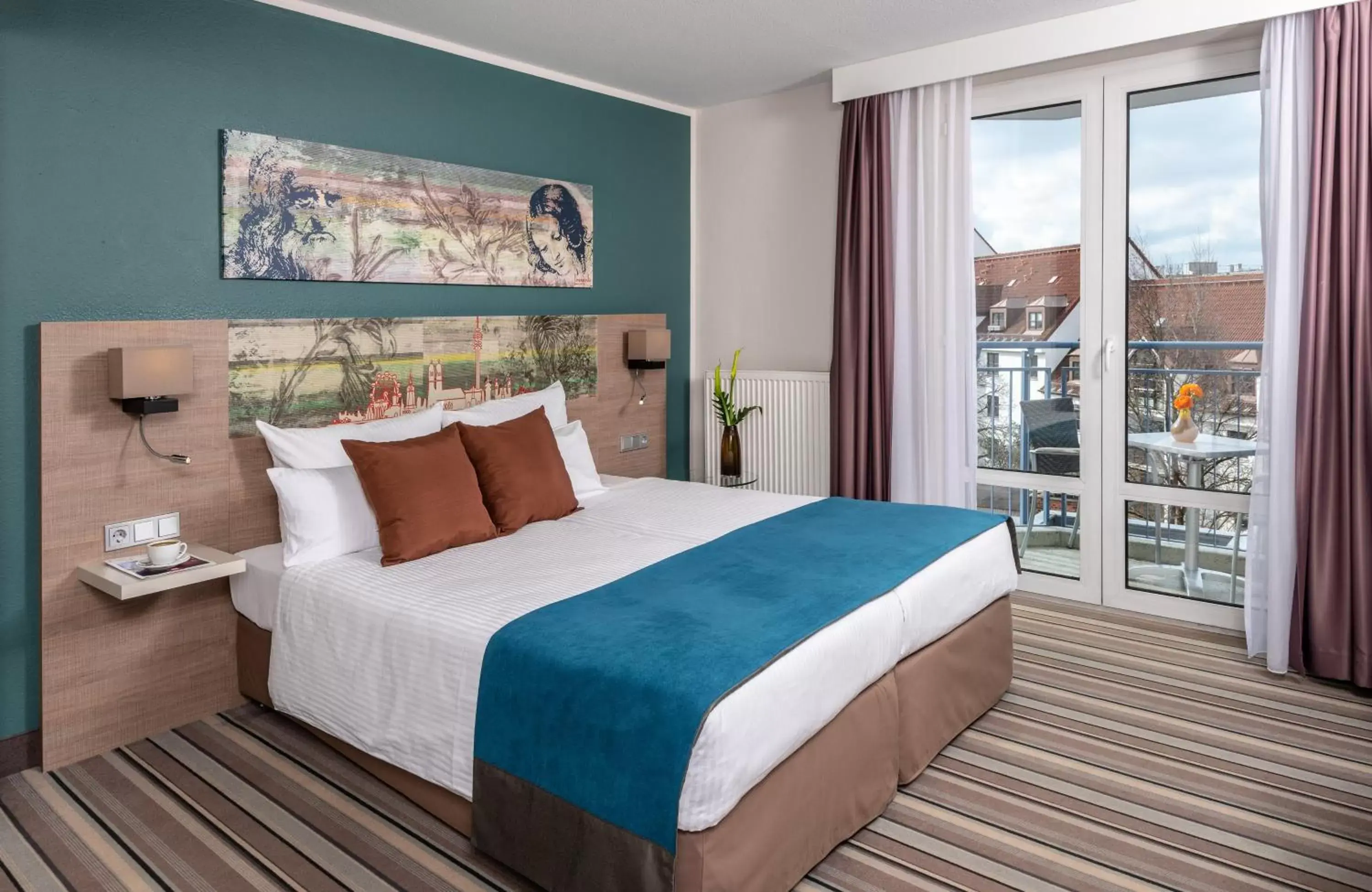 Photo of the whole room, Bed in Leonardo Hotel Munich City Olympiapark