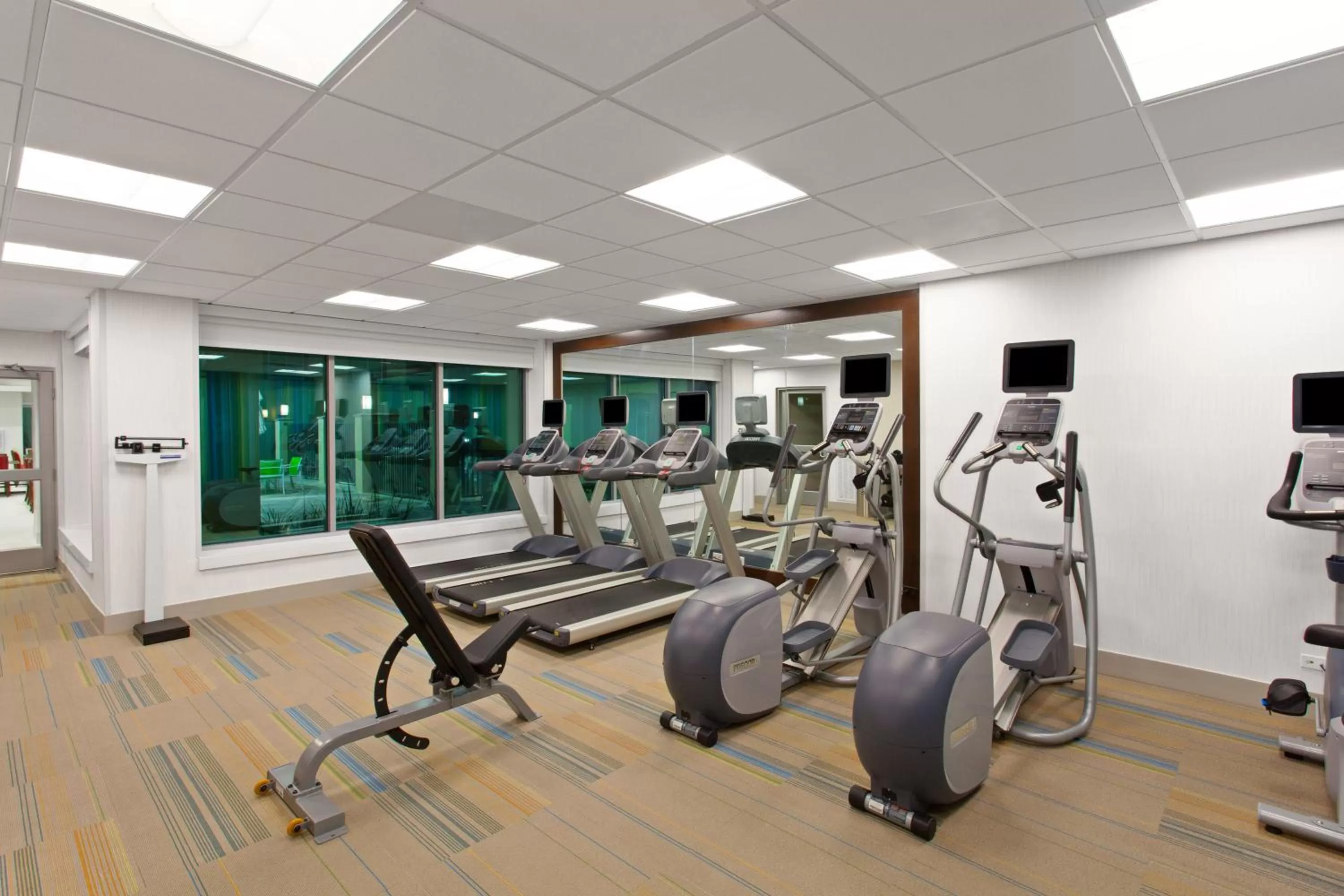 Fitness centre/facilities in Holiday Inn Express & Suites Houston S - Medical Ctr Area by IHG