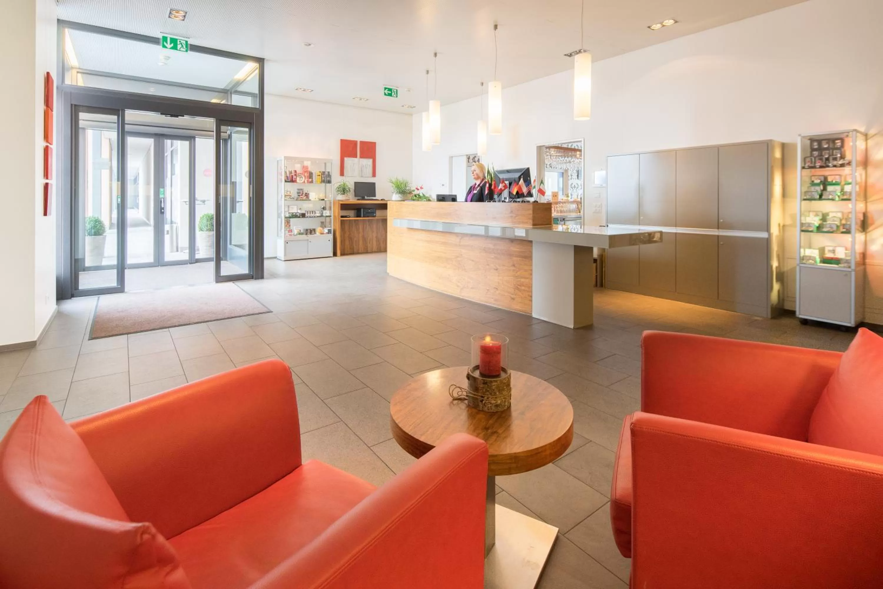 Lobby or reception in Hotel Arcade