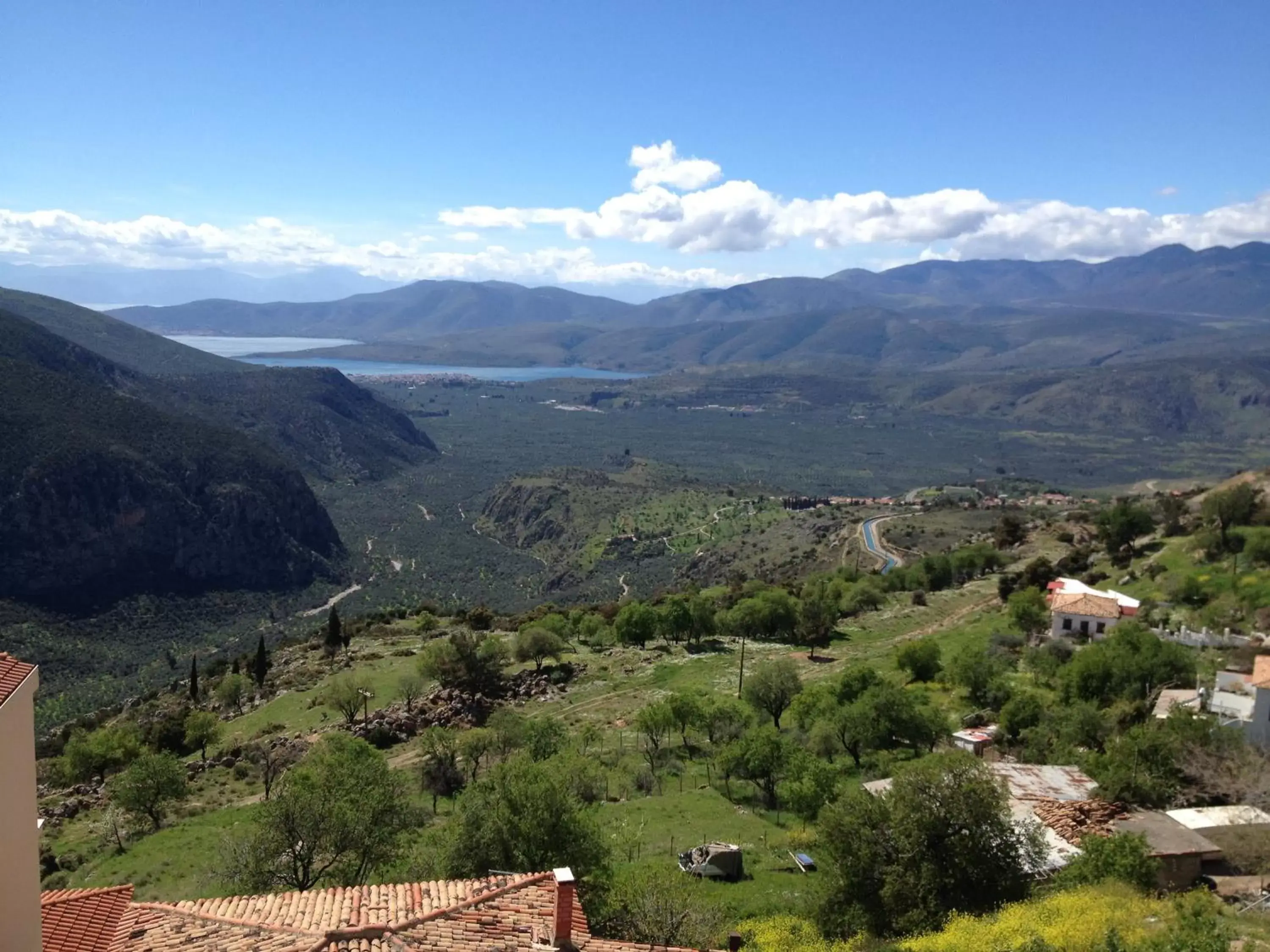Mountain view in Fedriades Delphi Hotel Mountain view in Fedriades Delphi Hotel