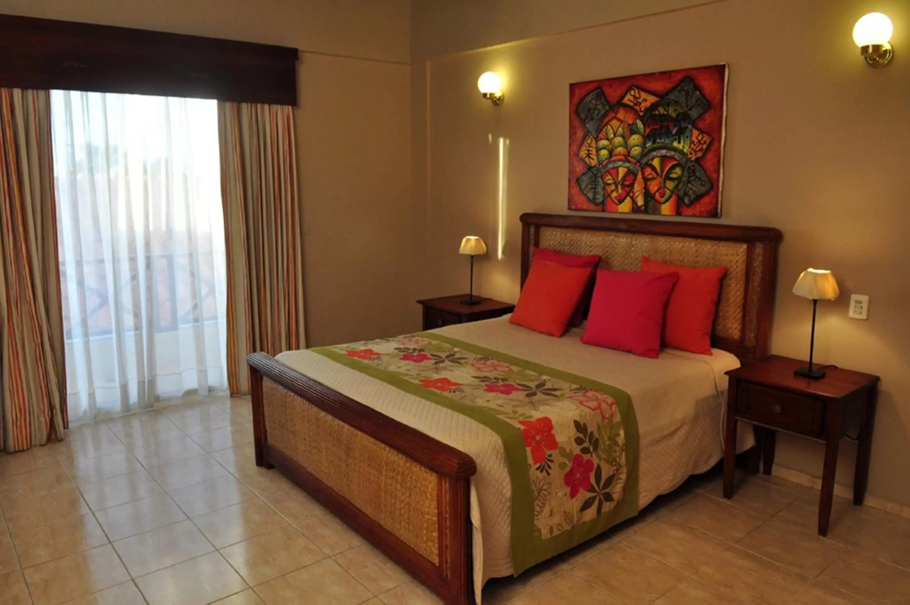 Bed in Hotel & Casino Flamboyan