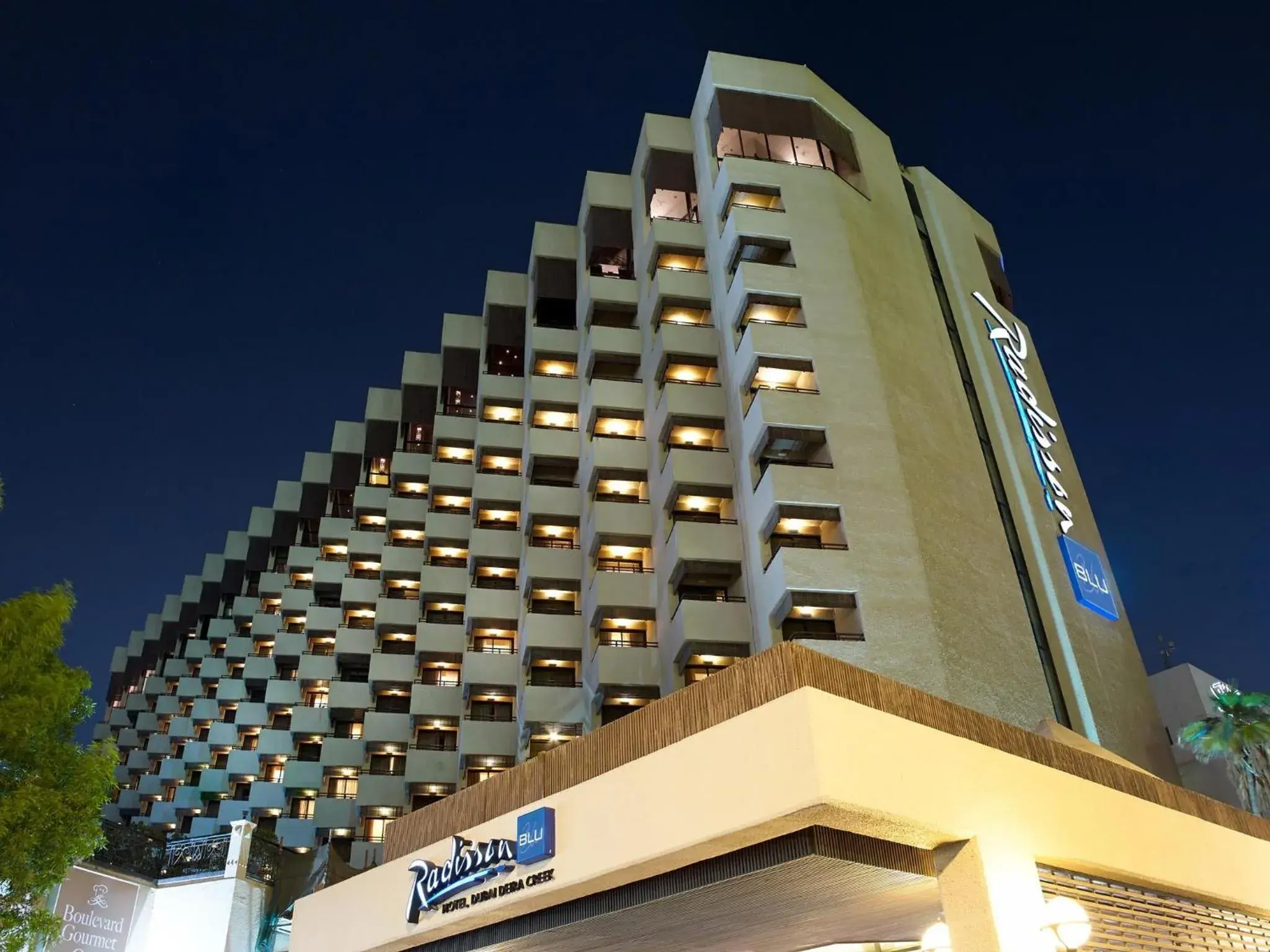 Facade/entrance, Property Building in Radisson Blu Hotel, Dubai Deira Creek