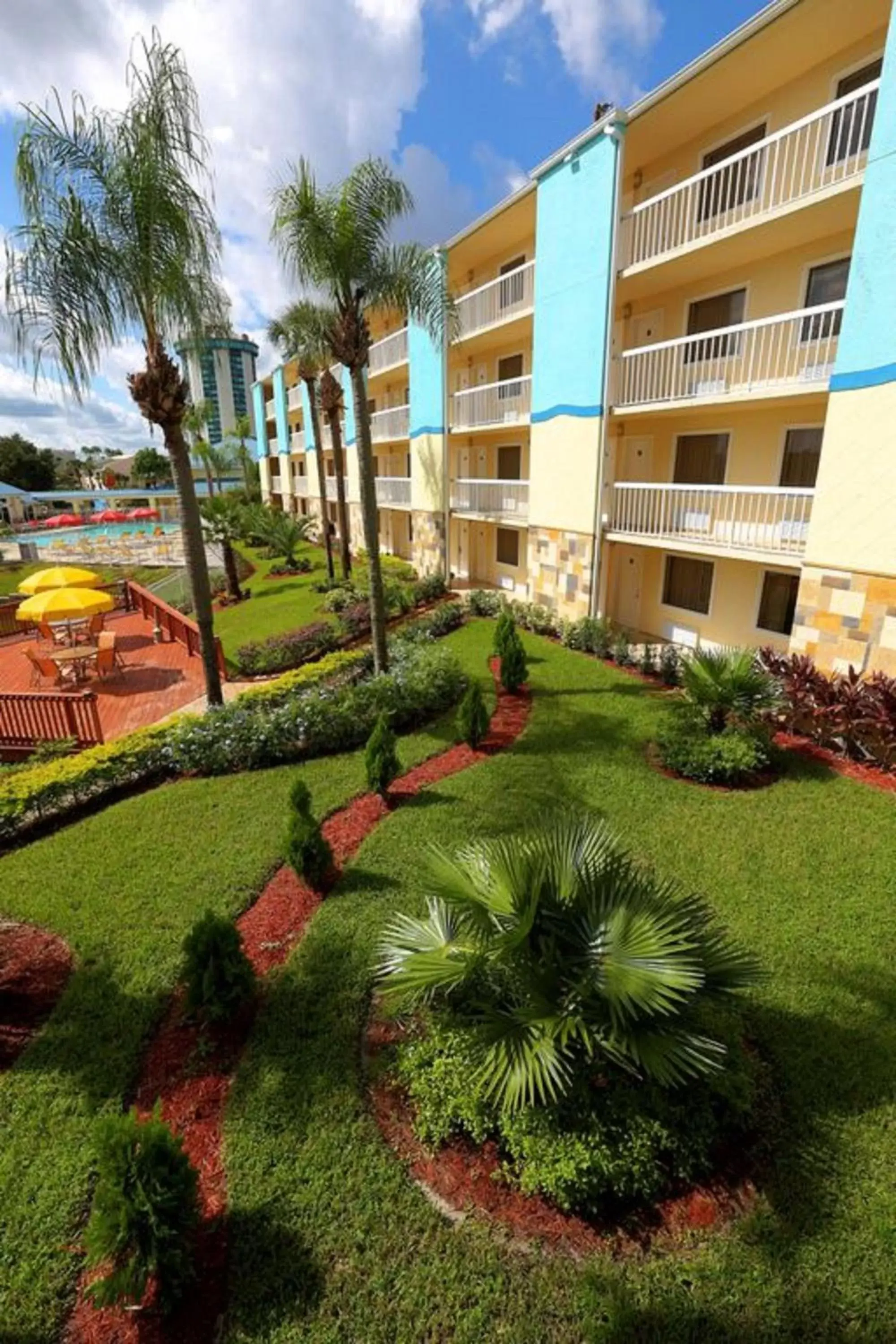 Property building in SureStay Plus by Best Western Orlando International Drive