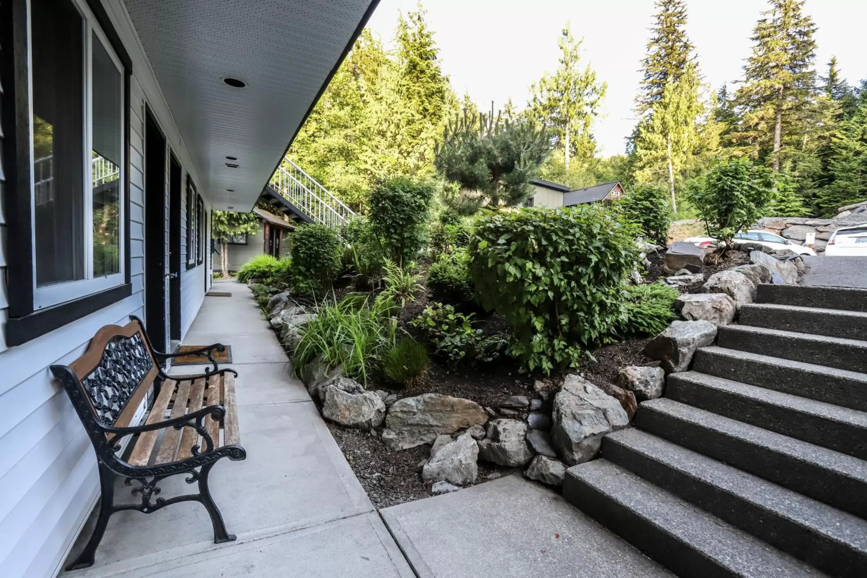 Facade/entrance in West Coast Trail Lodge