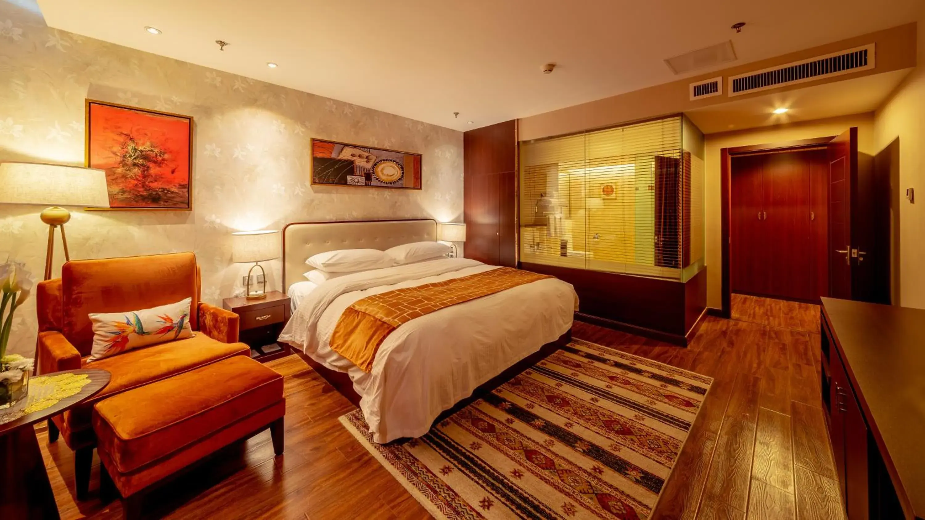Bed in Beijing Sunflower Hotel