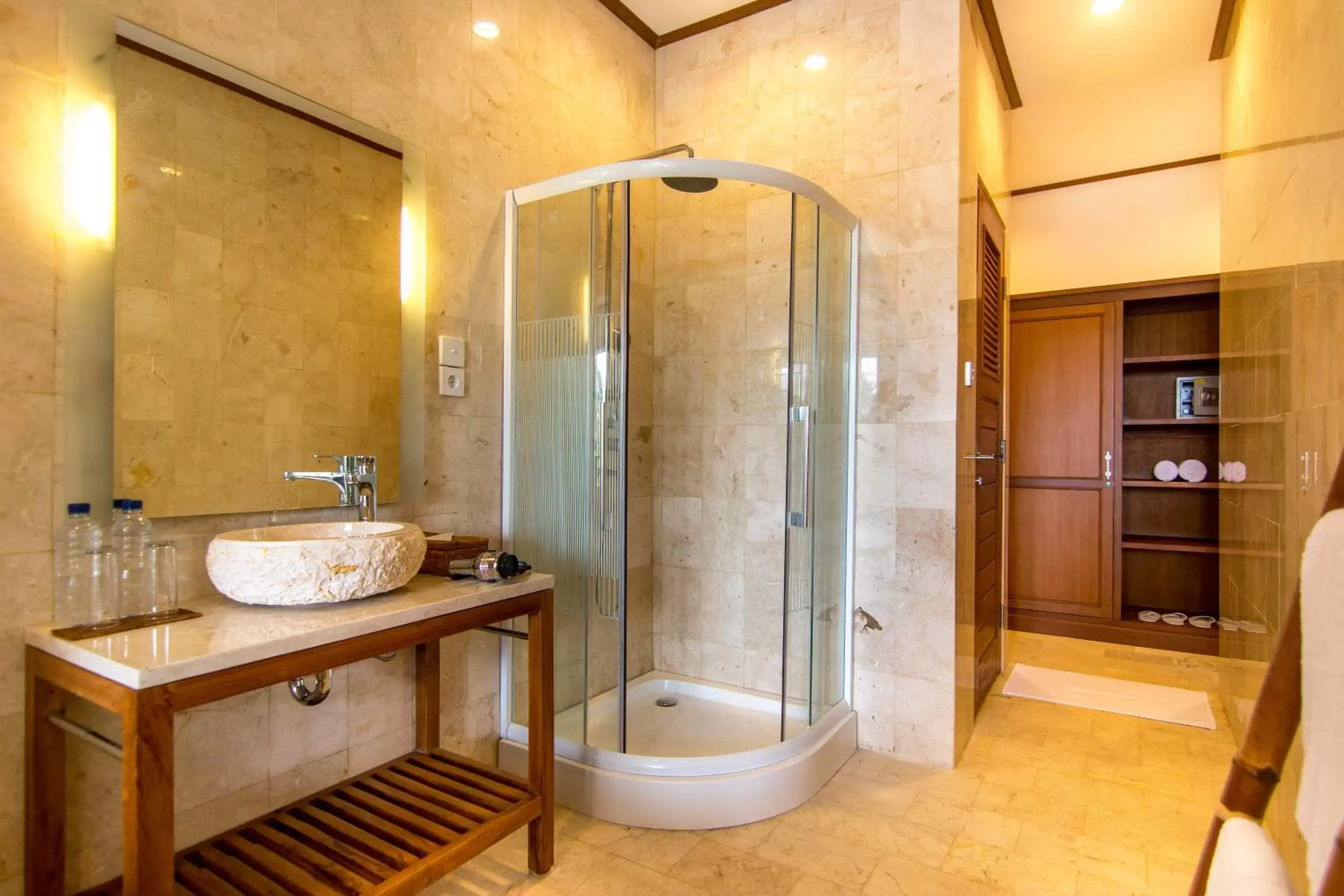 Bathroom in Gita Maha Ubud Hotel by Mahaputra-CHSE Certified