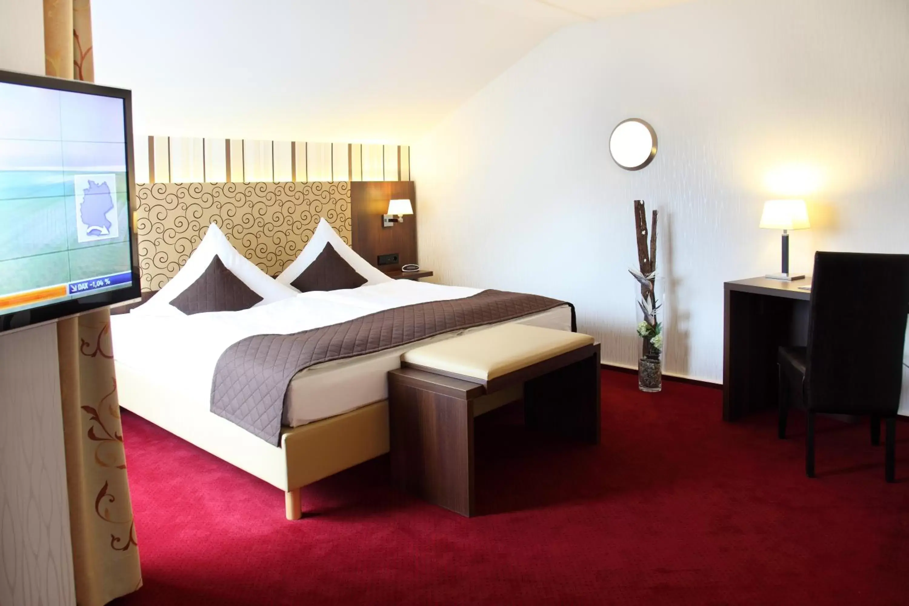Bed in Lobinger-Parkhotel