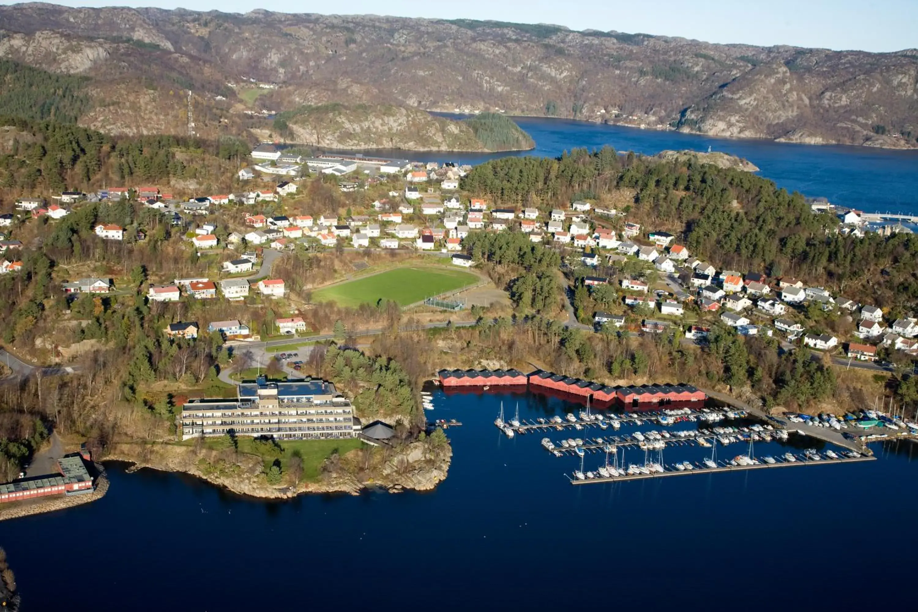 Bird's eye view, Bird's-eye View in Farsund Fjordhotel