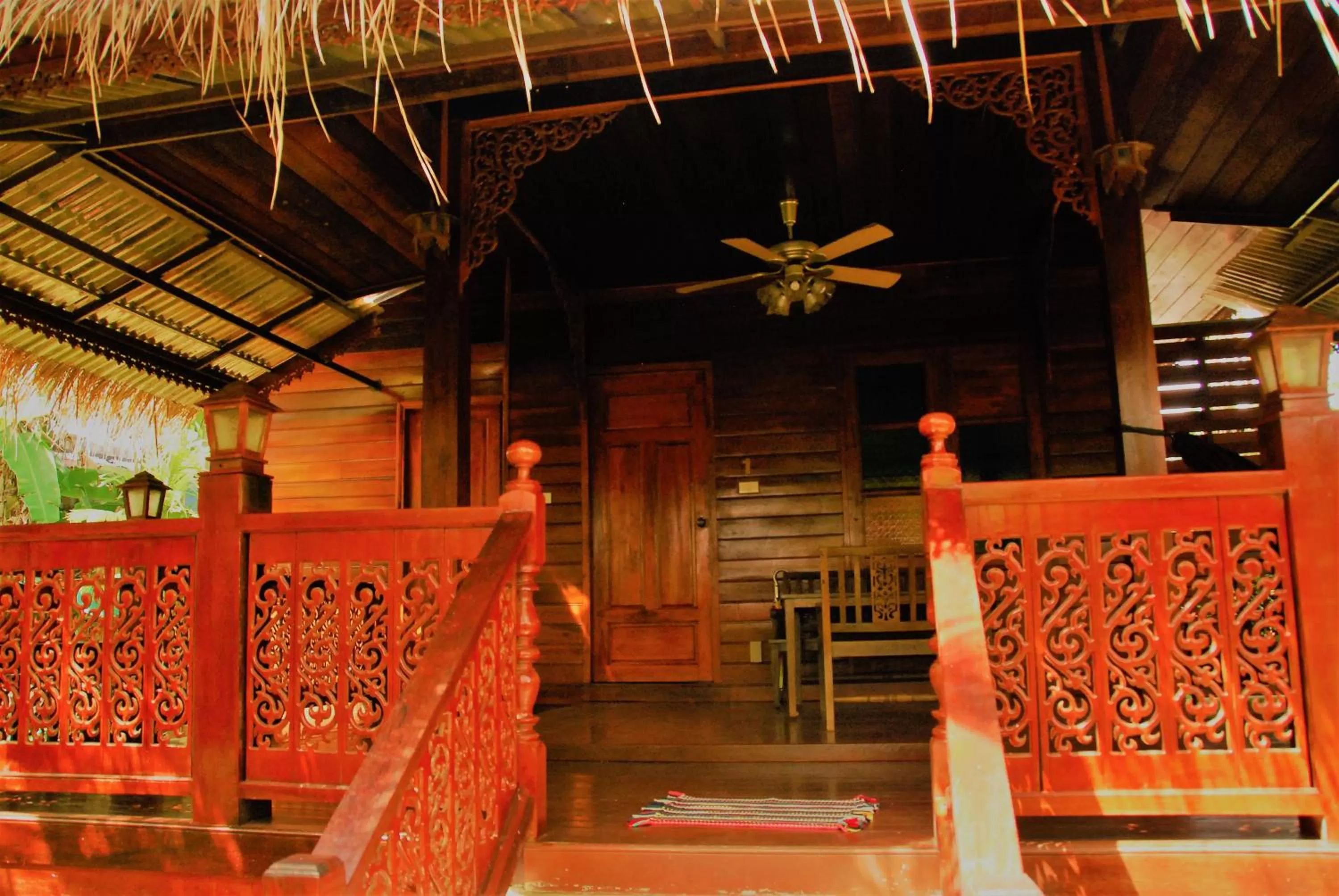 Patio in Cozy Garden Resort